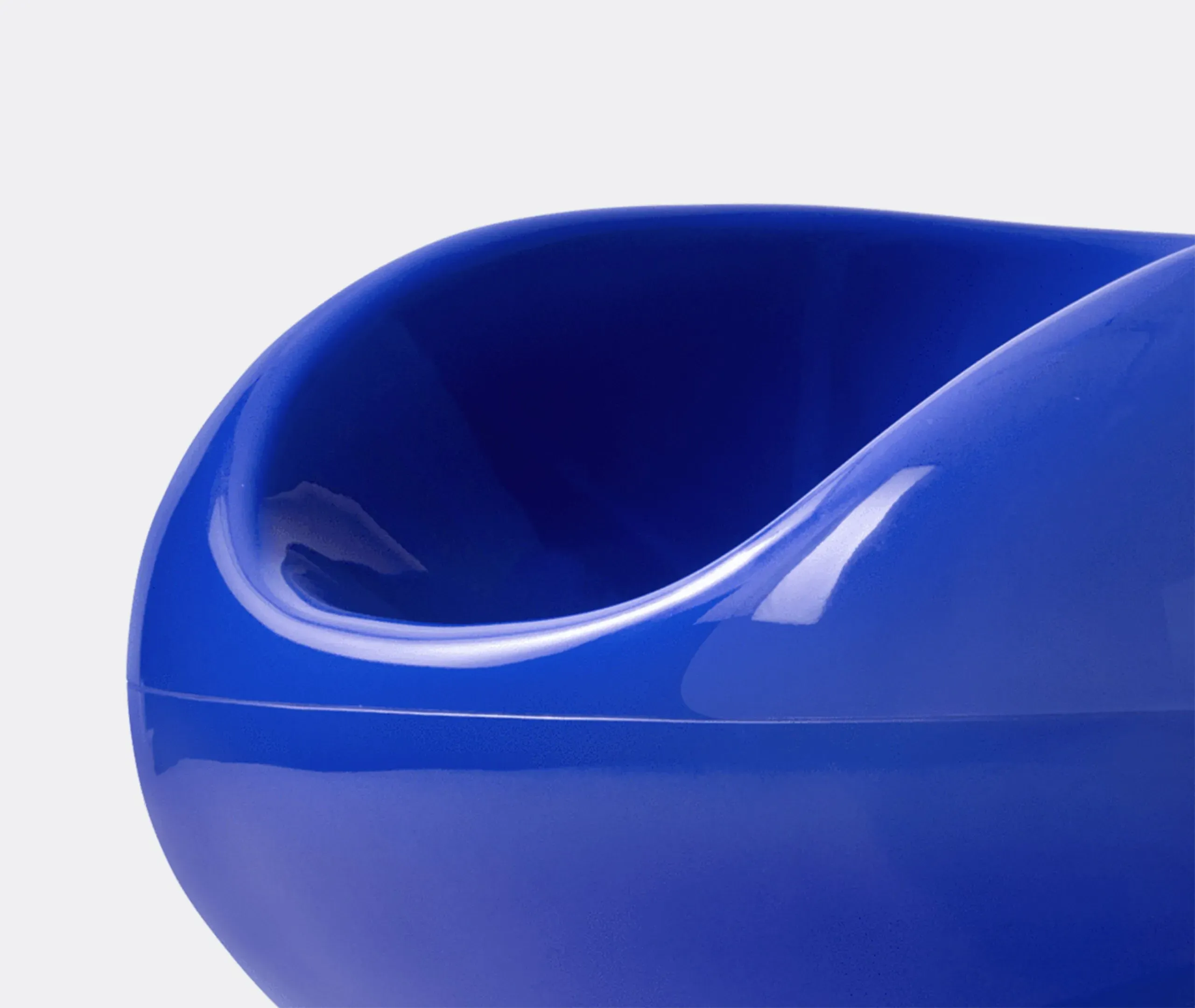 Pastil Chair with Ergonomic Design - Blue, Fibreglass