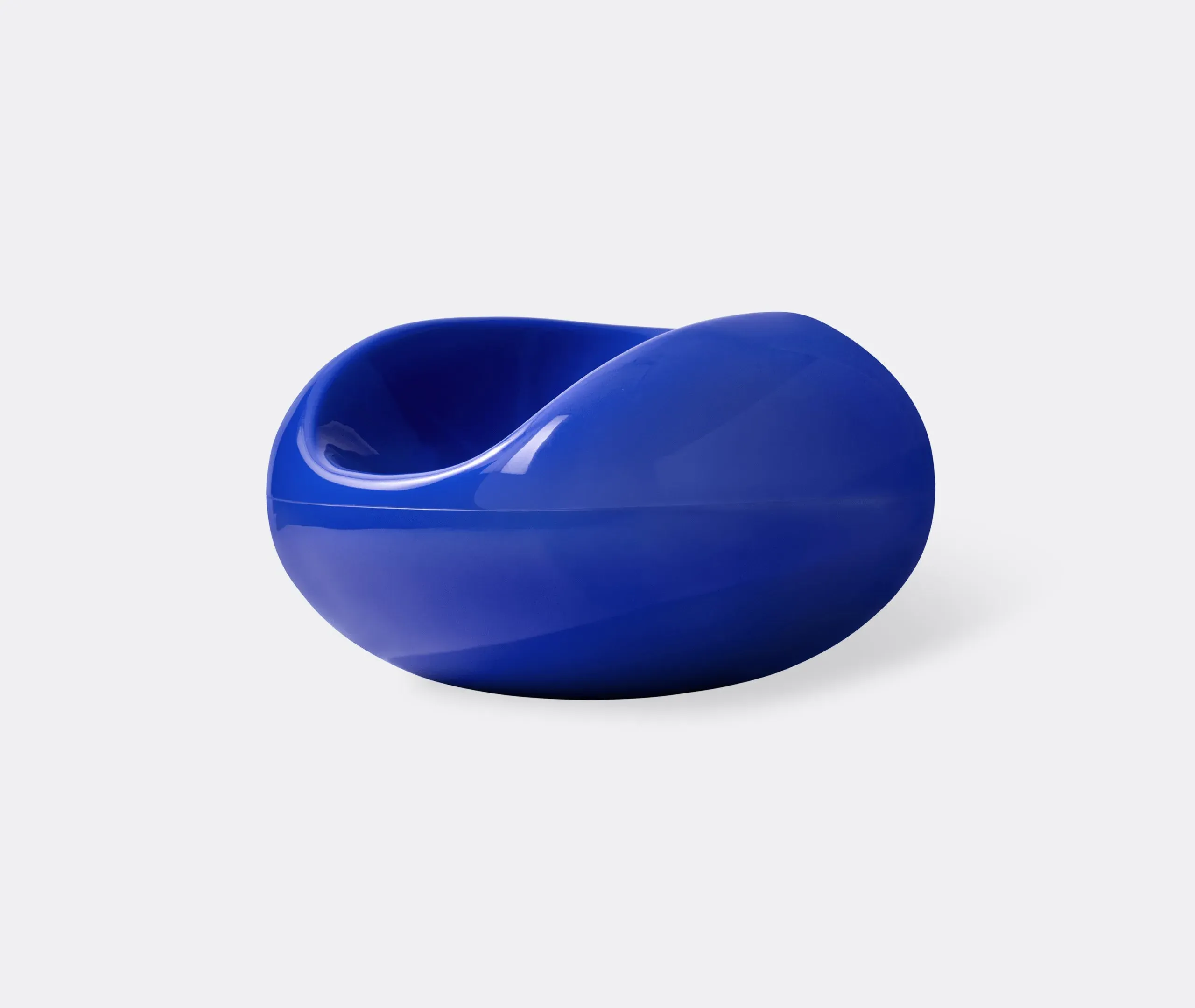 Pastil Chair with Ergonomic Design - Blue, Fibreglass