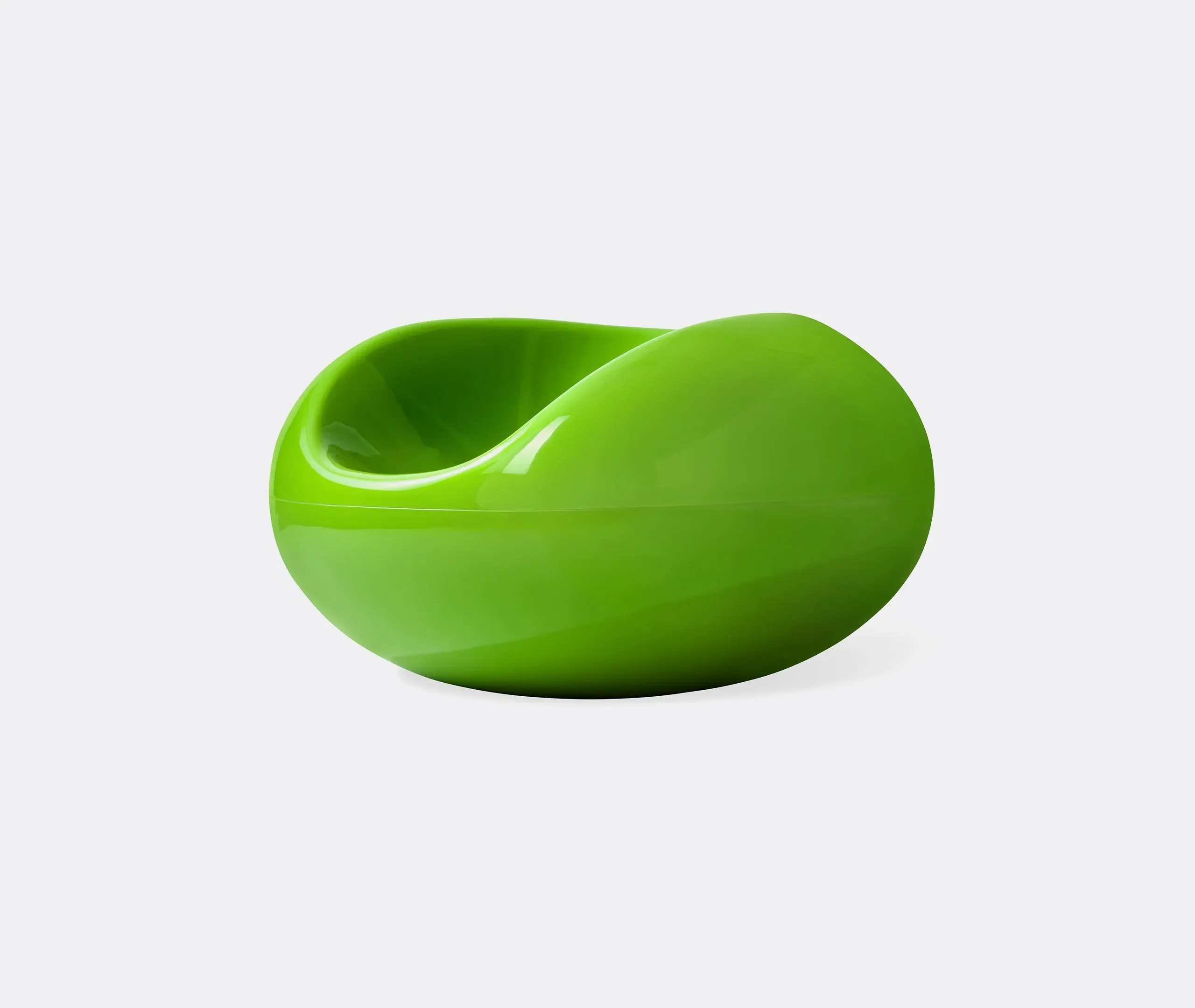 Pastil Chair with Ergonomic Design - Green, Fibreglass