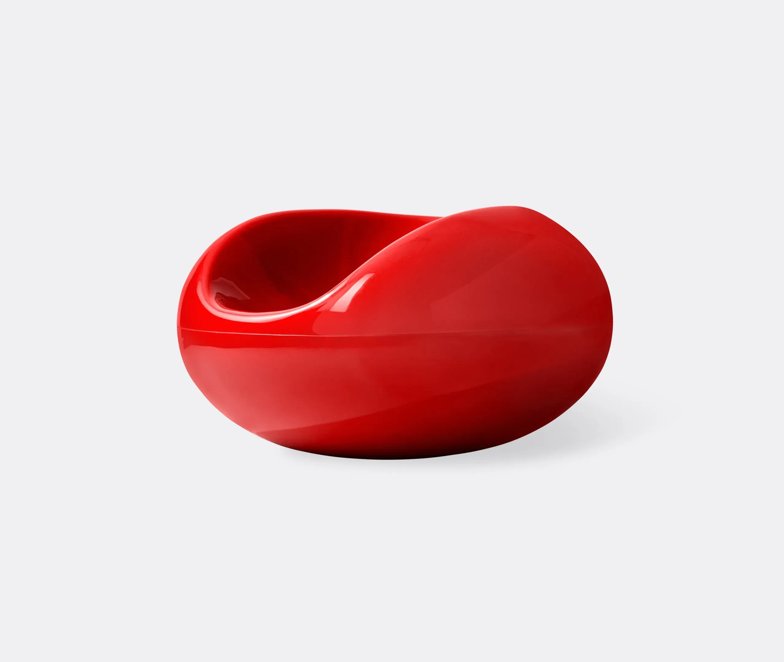 Pastil Chair with Ergonomic Design - Red, Fibreglass