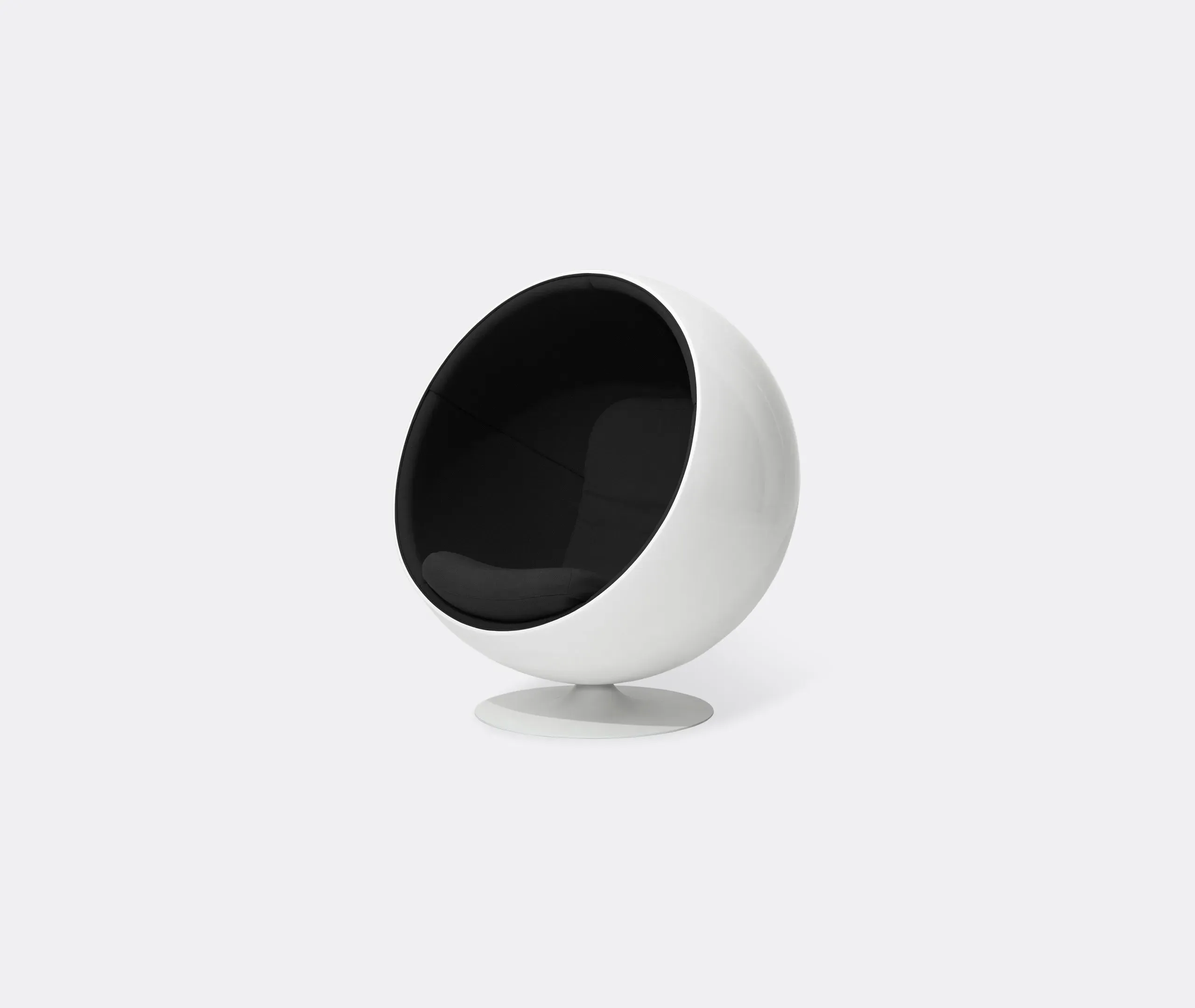 Spherical Ball Chair - Black, Glass Fibre image