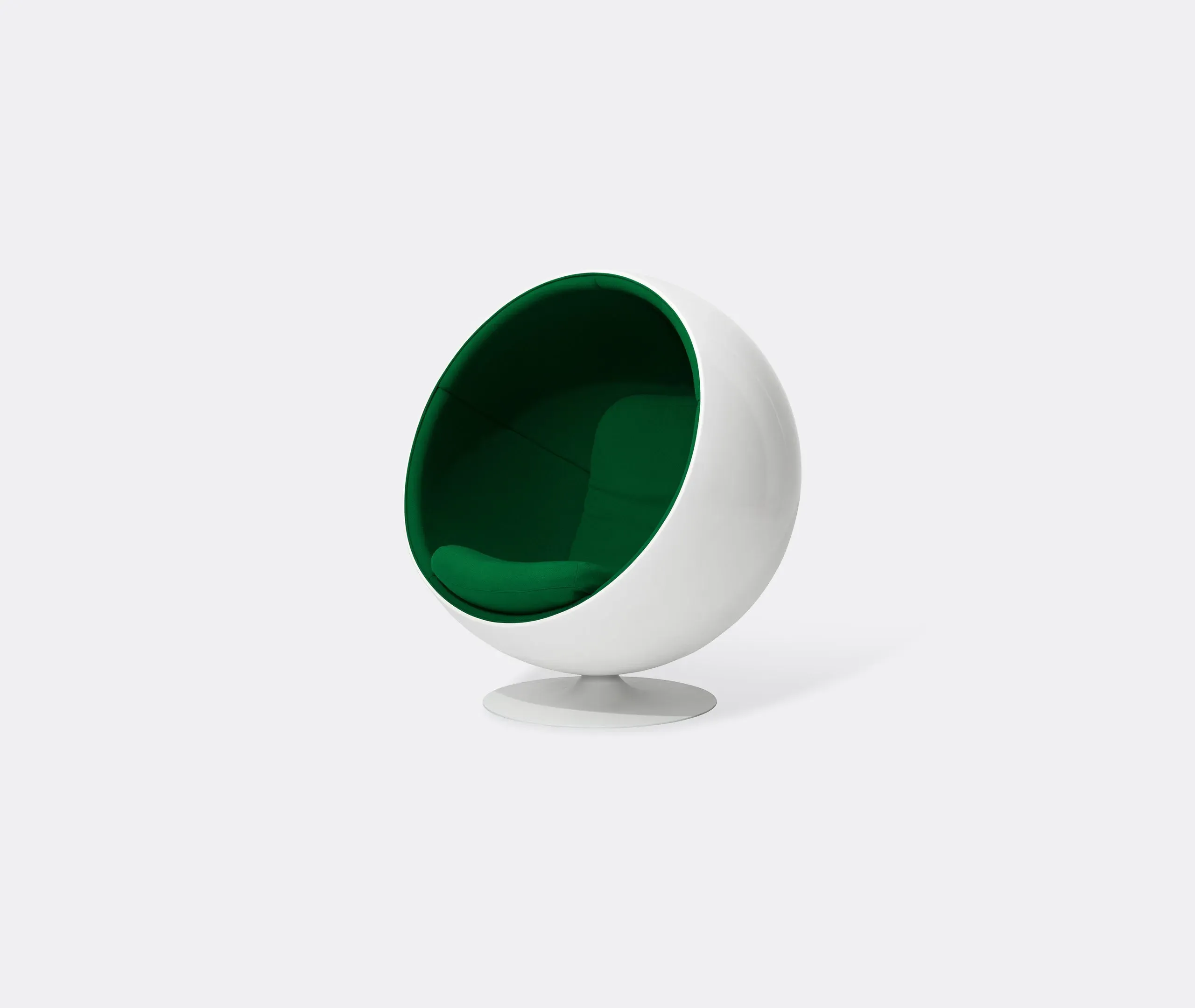 Spherical Ball Chair - Green, Glass Fibre