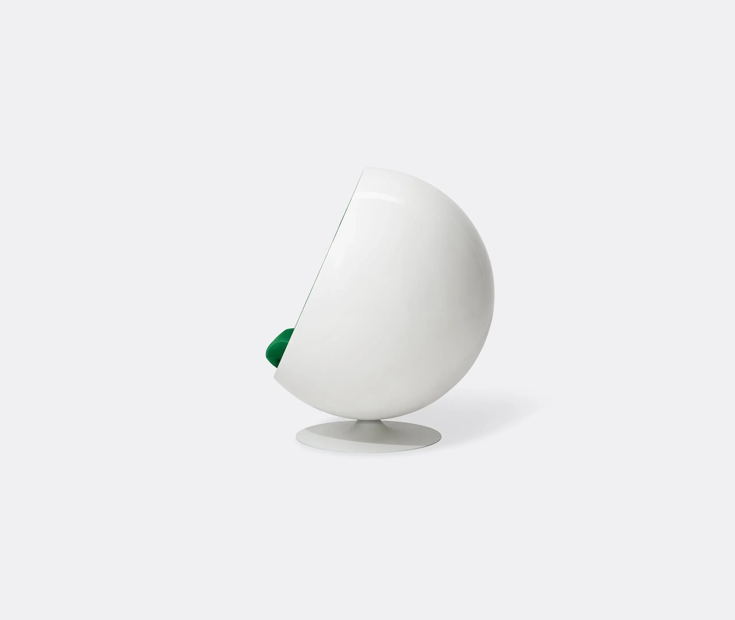 Spherical Ball Chair - Green, Glass Fibre