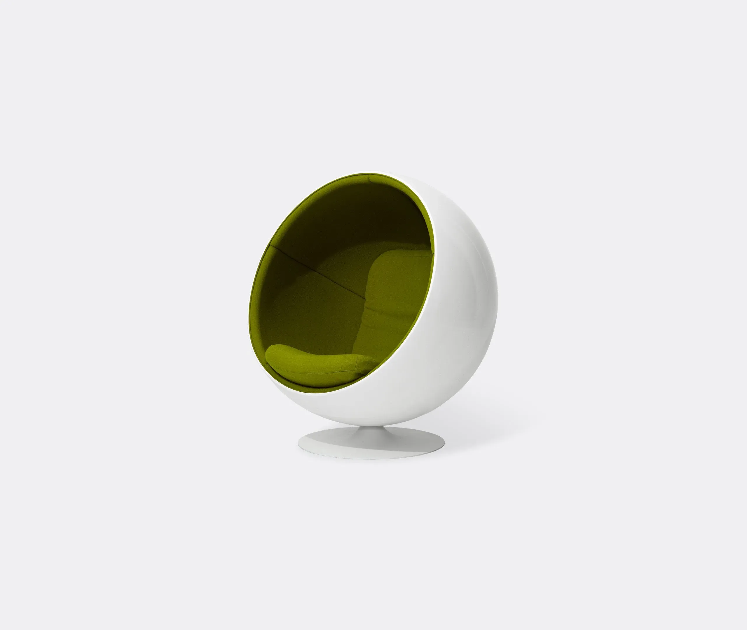 Spherical Ball Chair - Lime Green, Glass Fibre