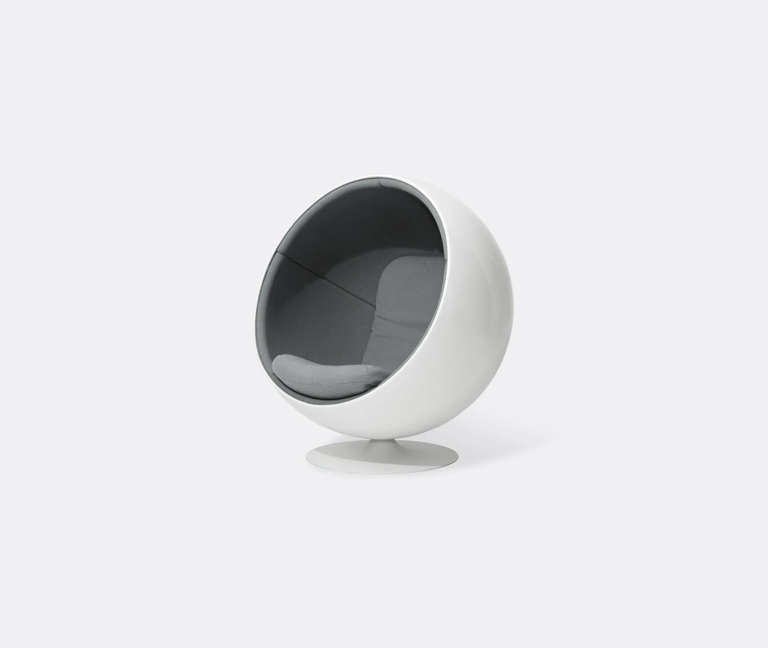 Spherical Ball Chair with Tonus - Grey, Fibreglass image