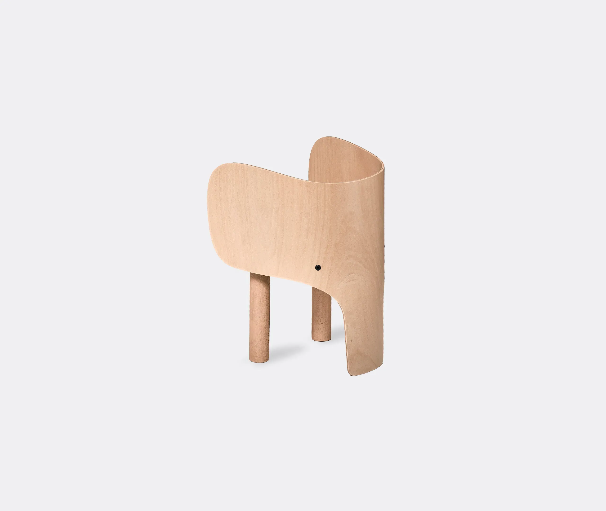 Elephant Chair - Brown, Beech Wood