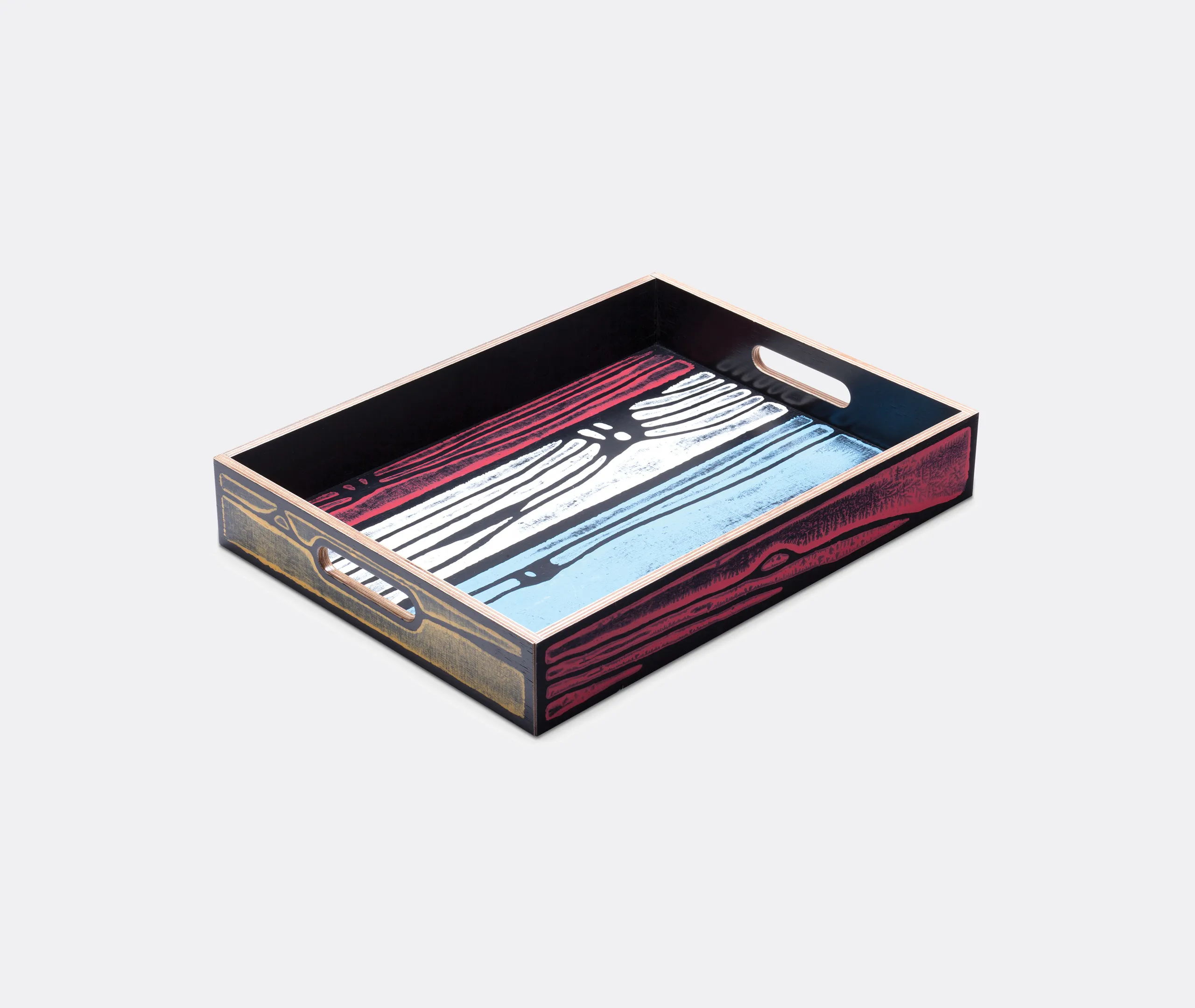 Wrongwoods Serving Tray - Multicolour, Plywood