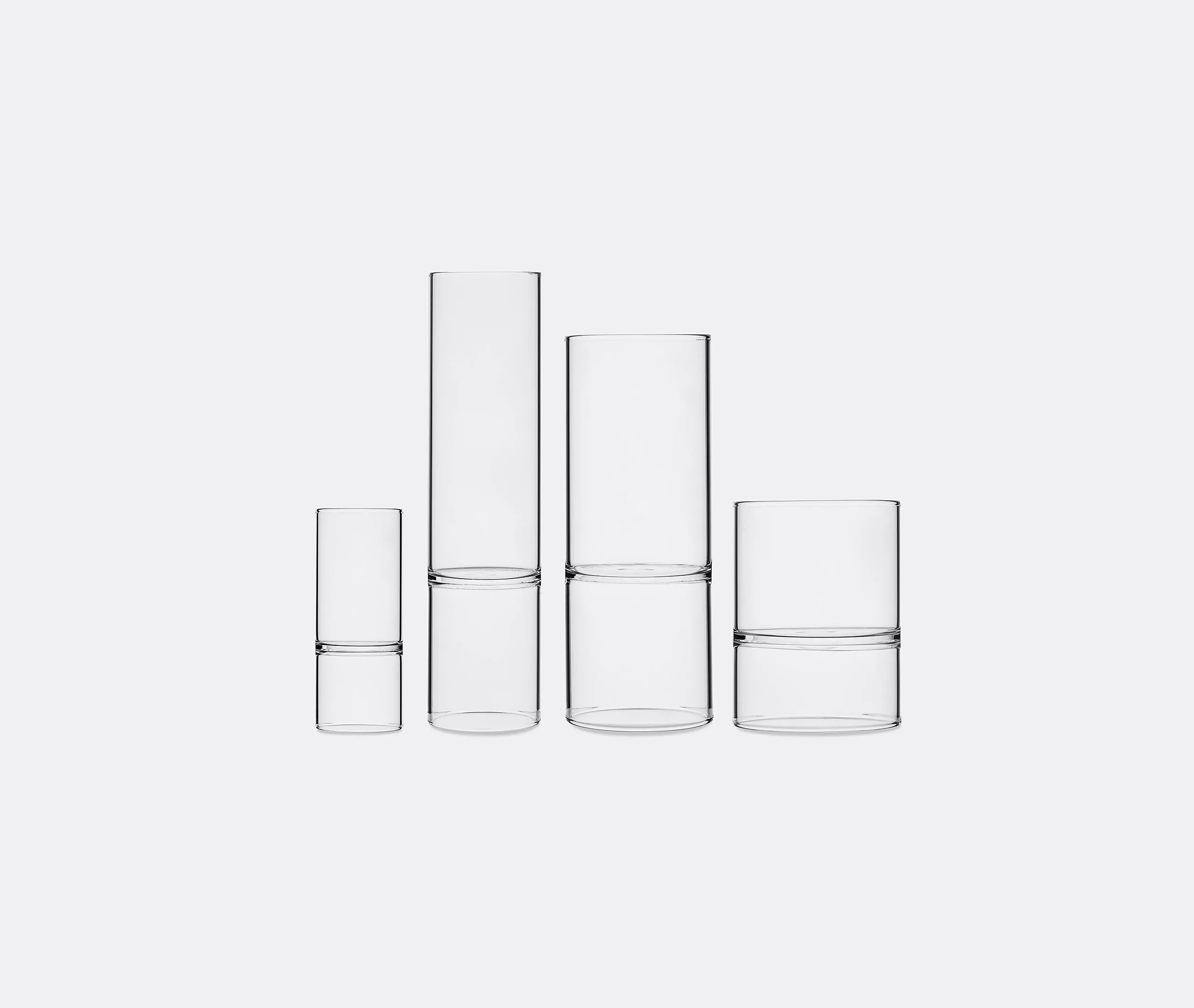 Liqueur Glass Set - Clear, Borosilicate Glass