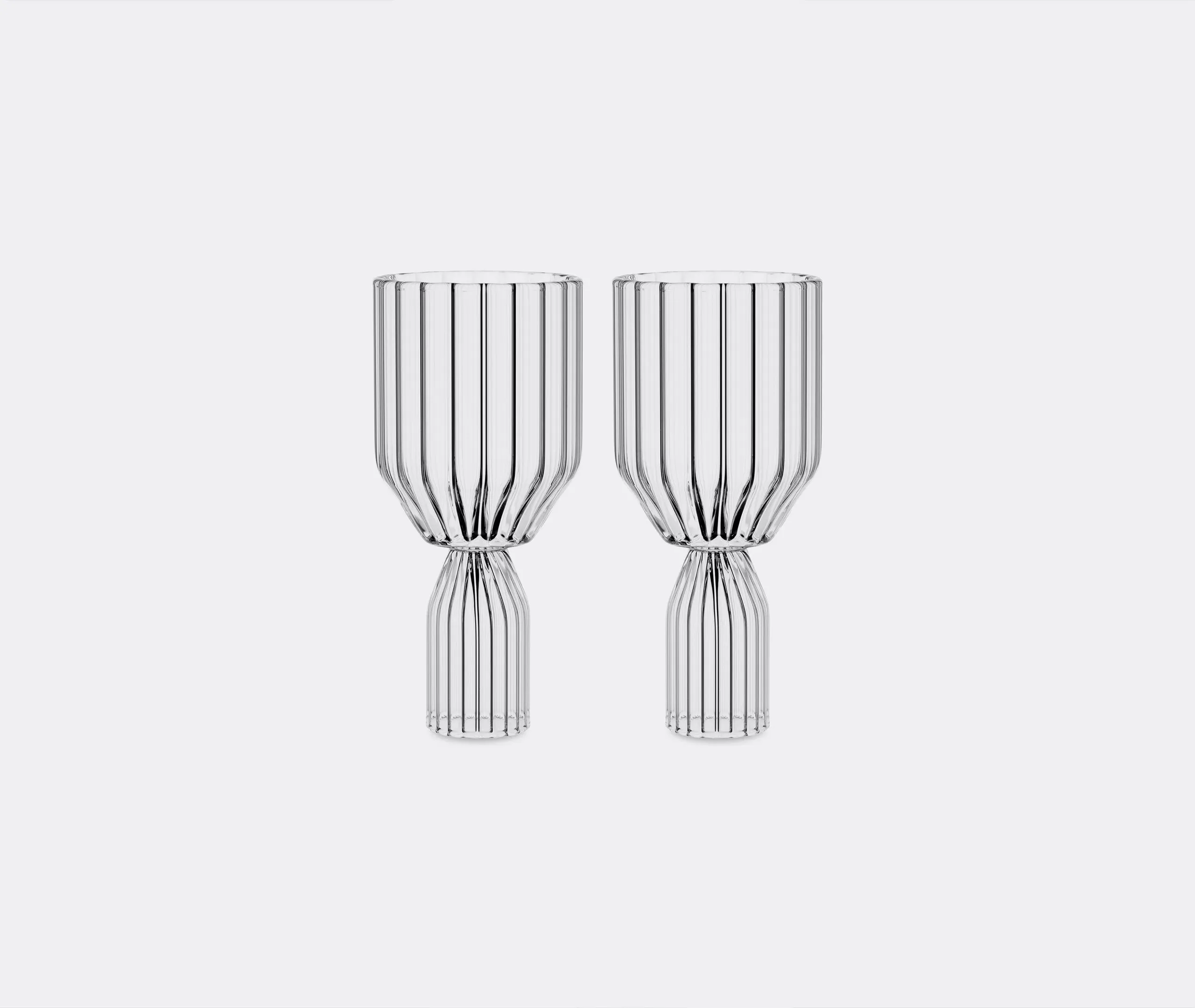 White Wine Goblet Set of 2 - Clear, Borosilicate image