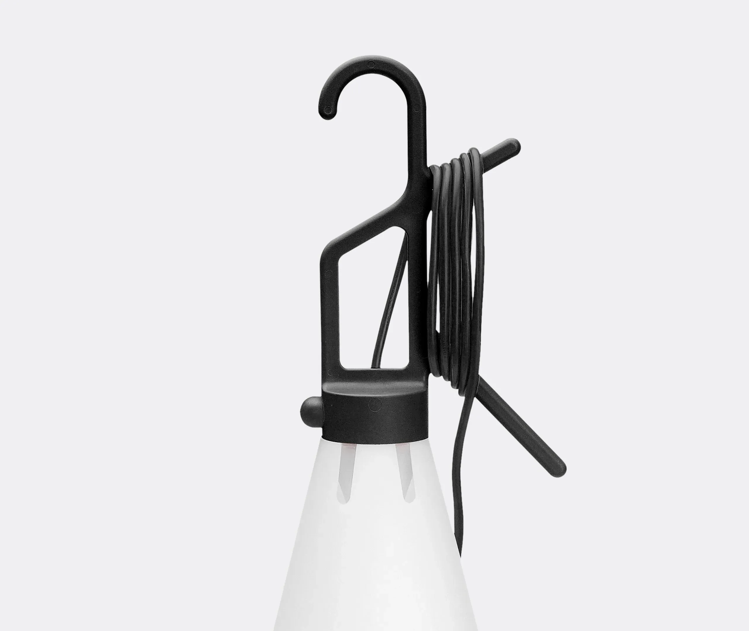 Mayday Table Lamp with Hook - Black, Polypropylene