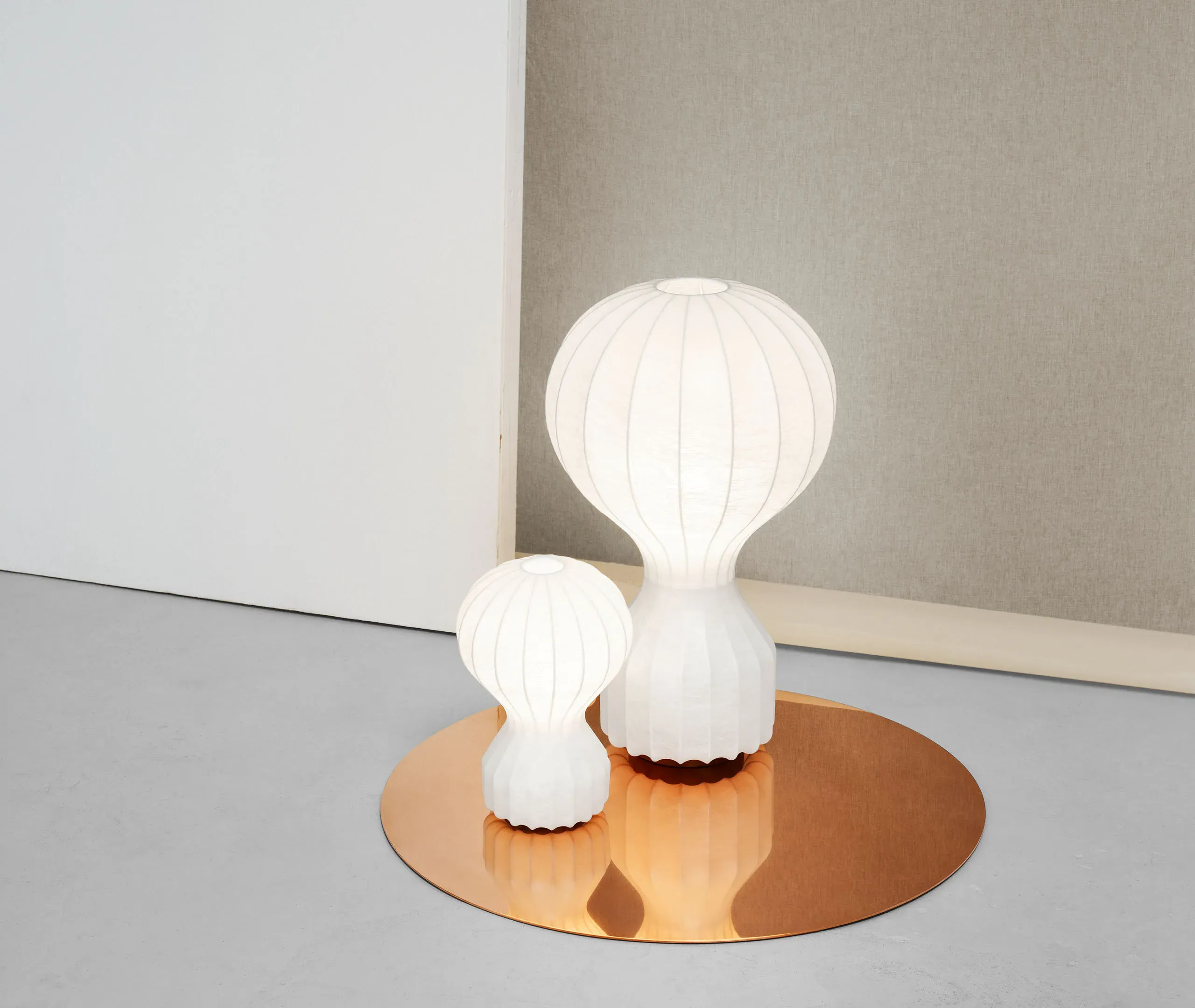 Piccolo Table Lamp with Dimmer - White, Resin