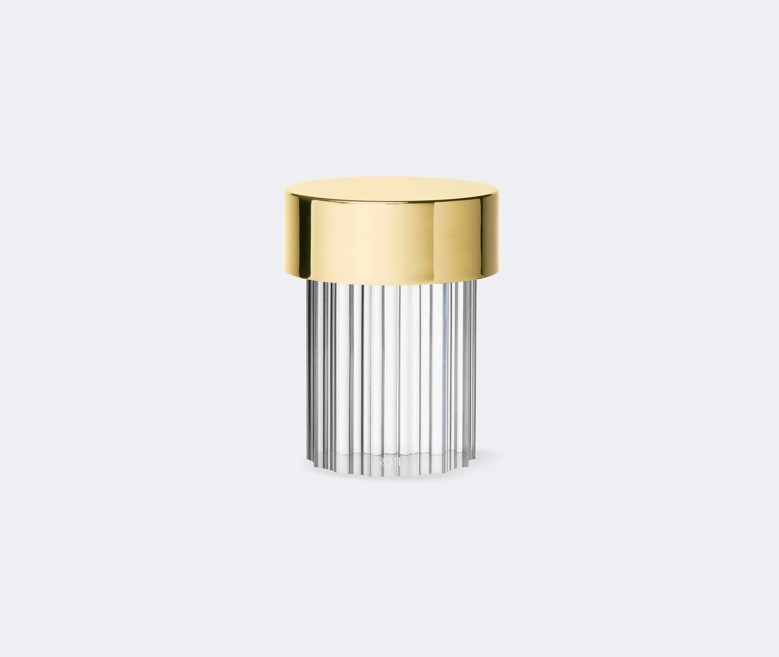 Portable Table Lamp with Dimmer - Brass, Crystal image