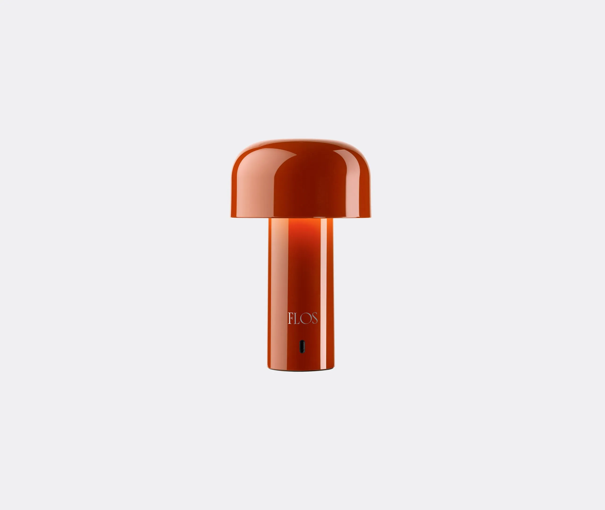 Portable Table Lamp with Dimmer - Brick Red