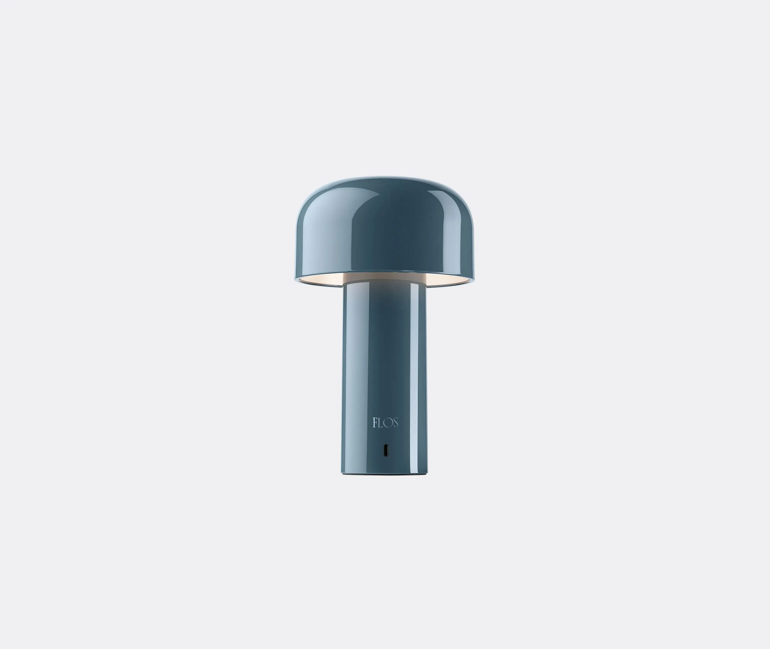 Portable Table Lamp with Dimmer - Grey Blue