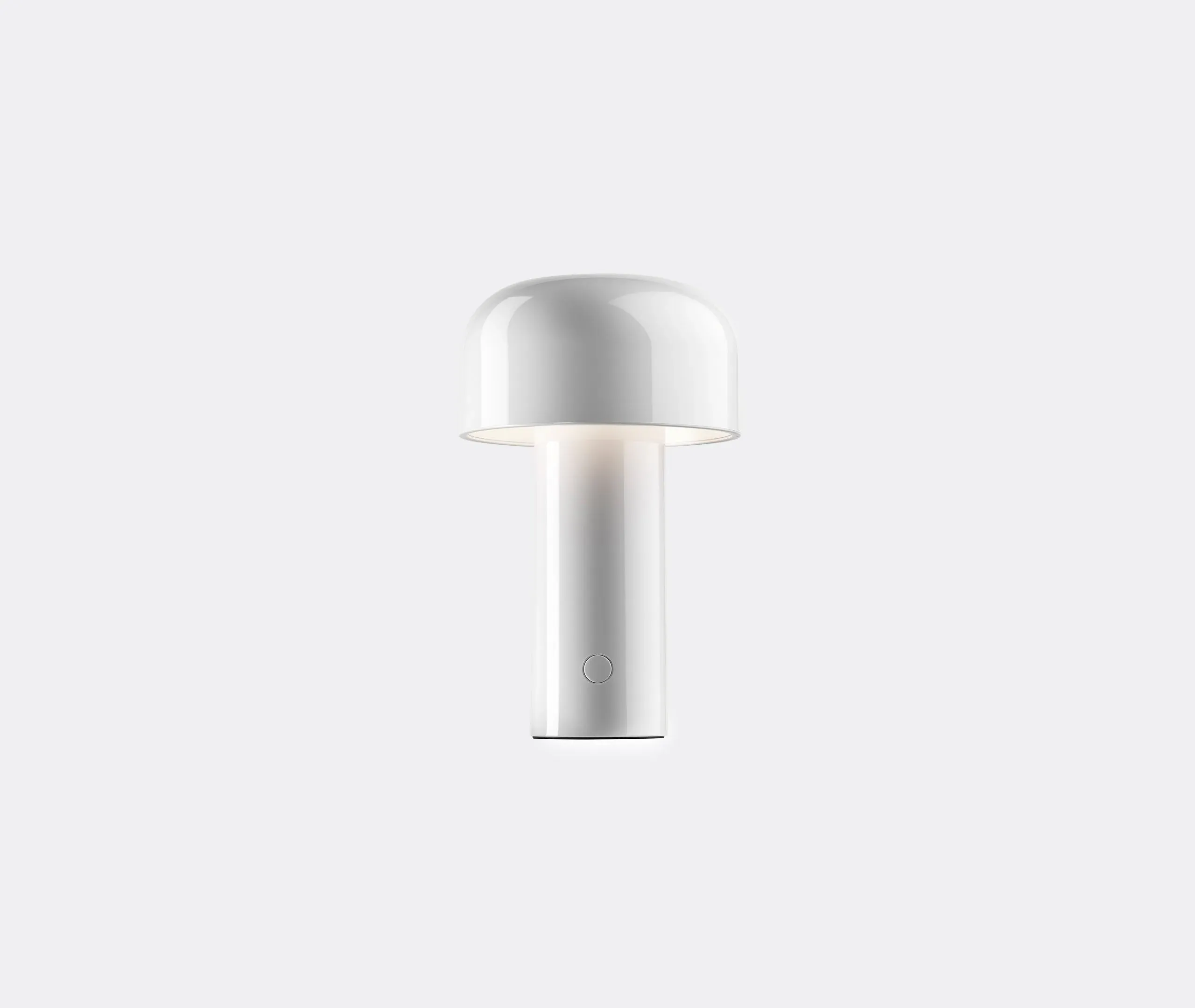 Portable Table Lamp with Dimmer - White