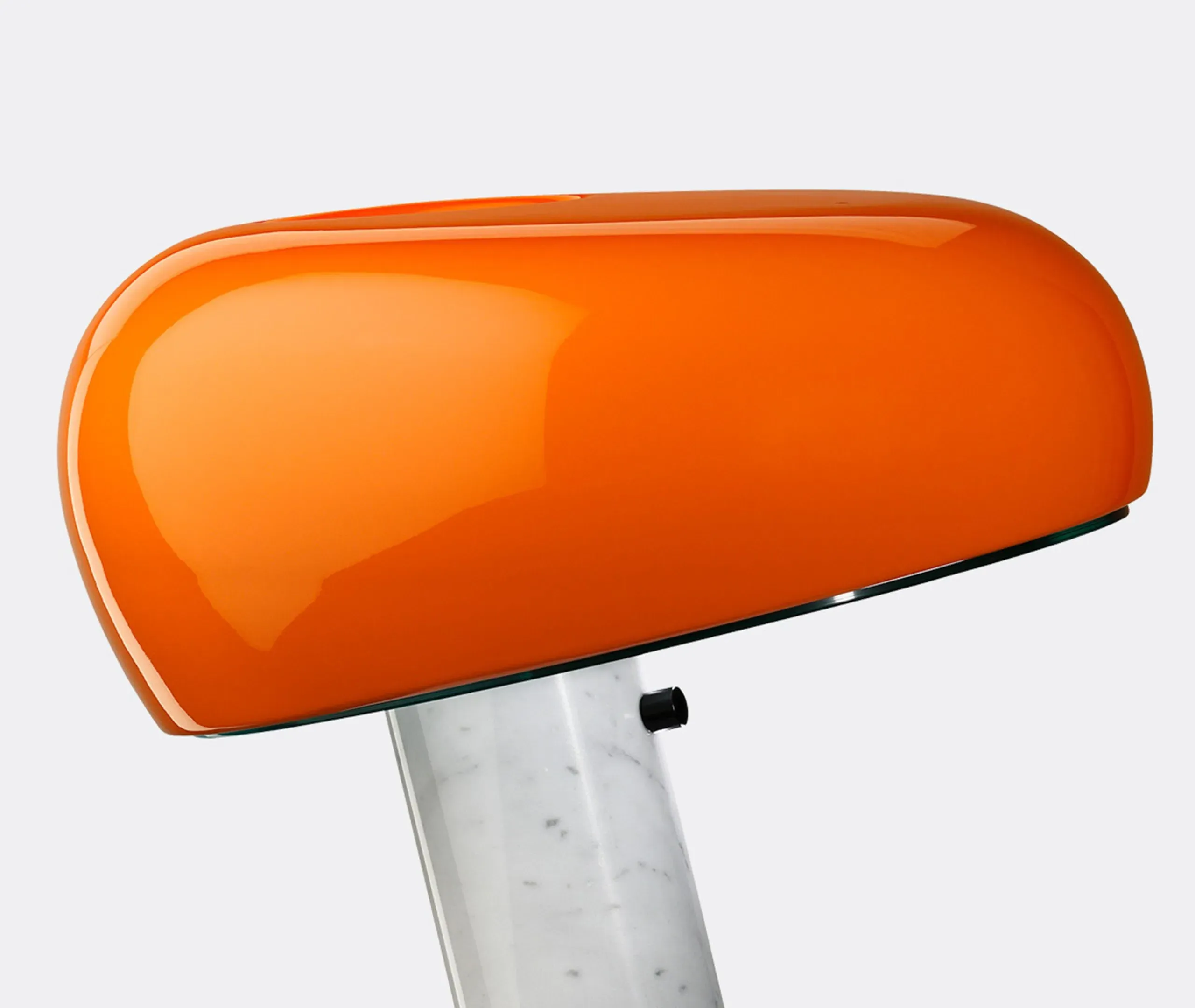 Table Lamp with Touch Dimmer - Orange, Metal