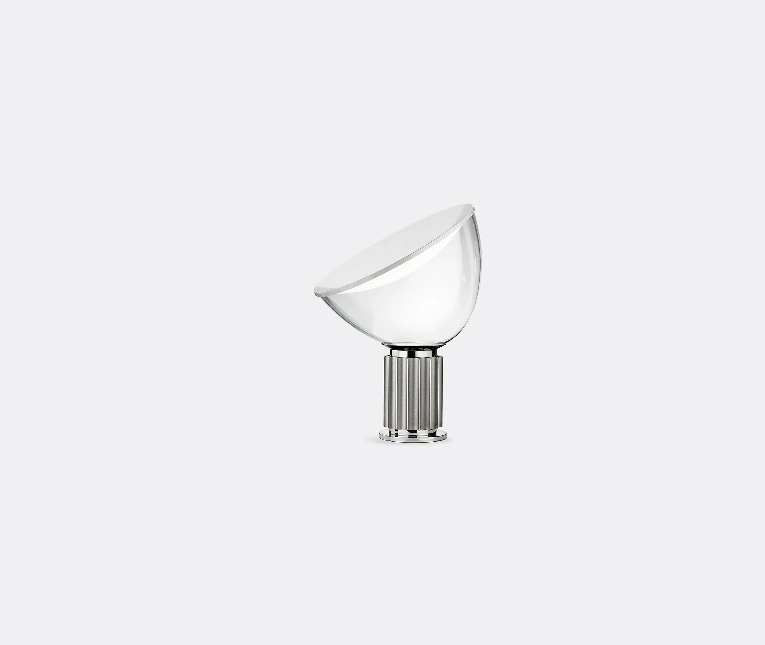 Taccia Small Table Lamp with Dimmer - Silver, Aluminium alternate view