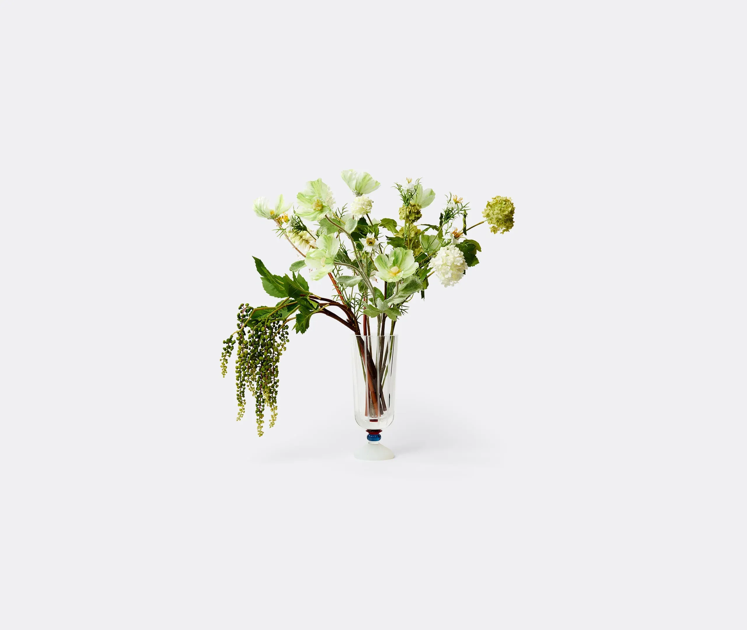 All Green Mix Set of Eleven Faux Flower Bouquet - Multicolour product