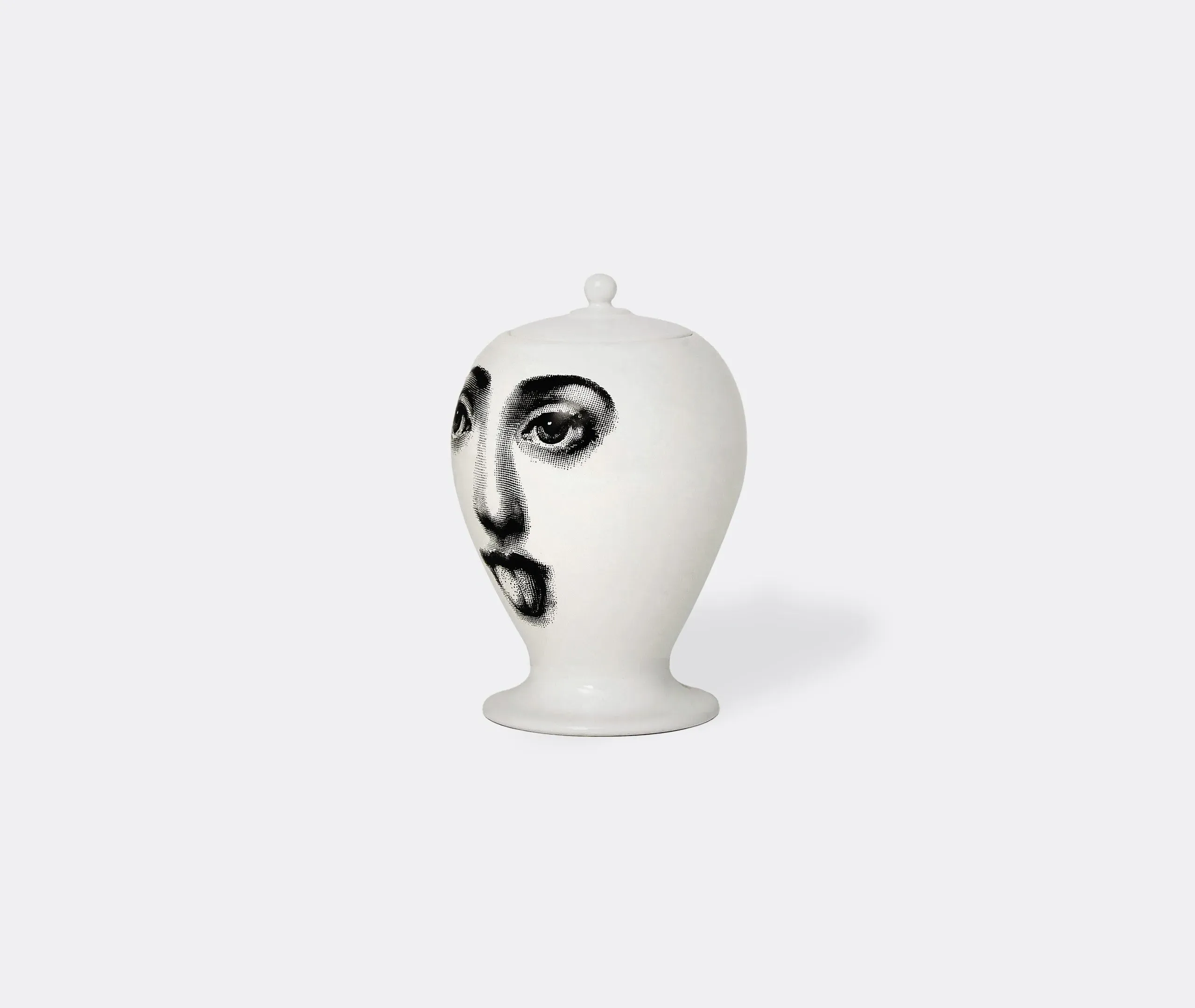 Antipatico Vase - Black And White, Porcelain
