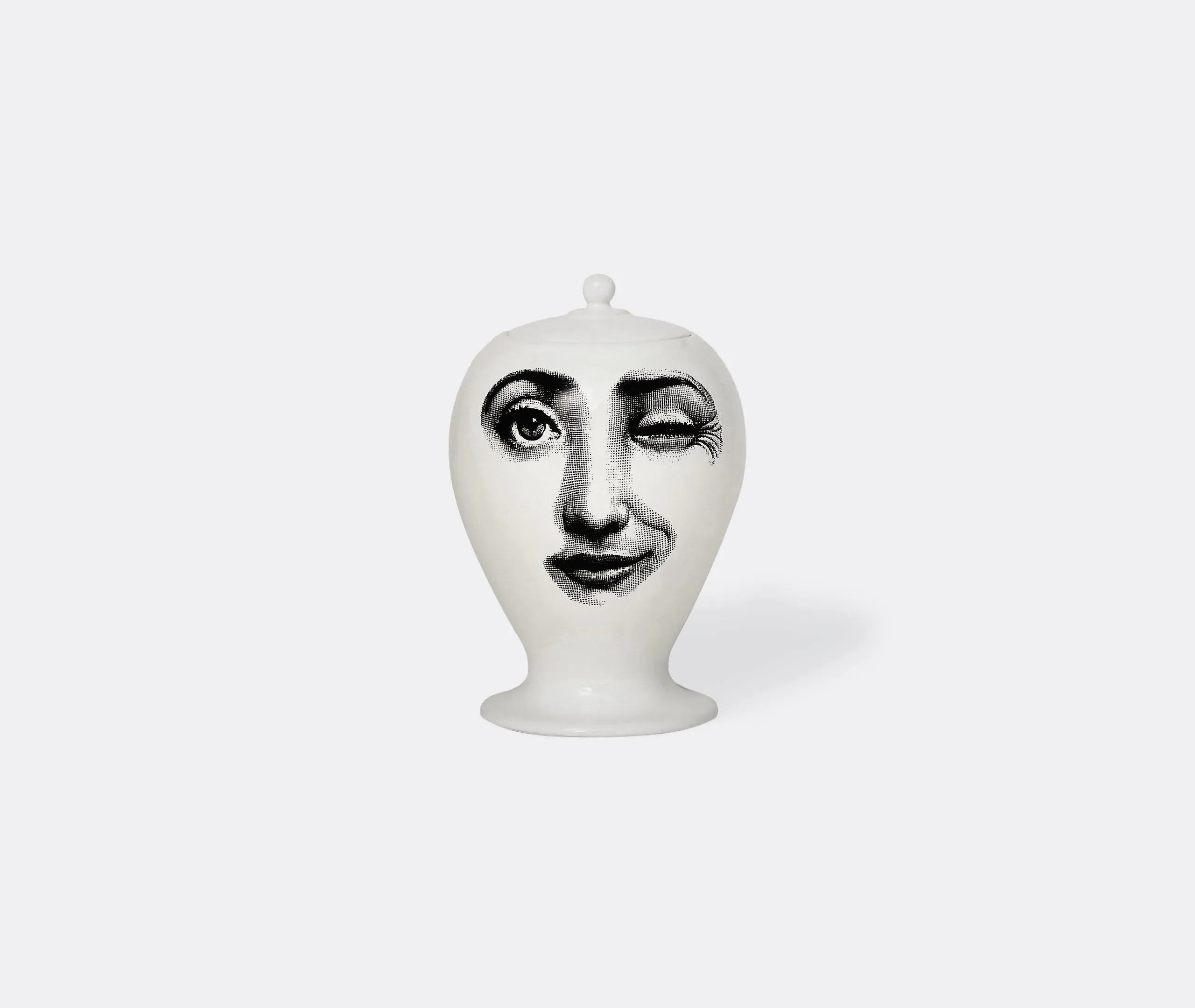 Antipatico Vase - Black And White, Porcelain