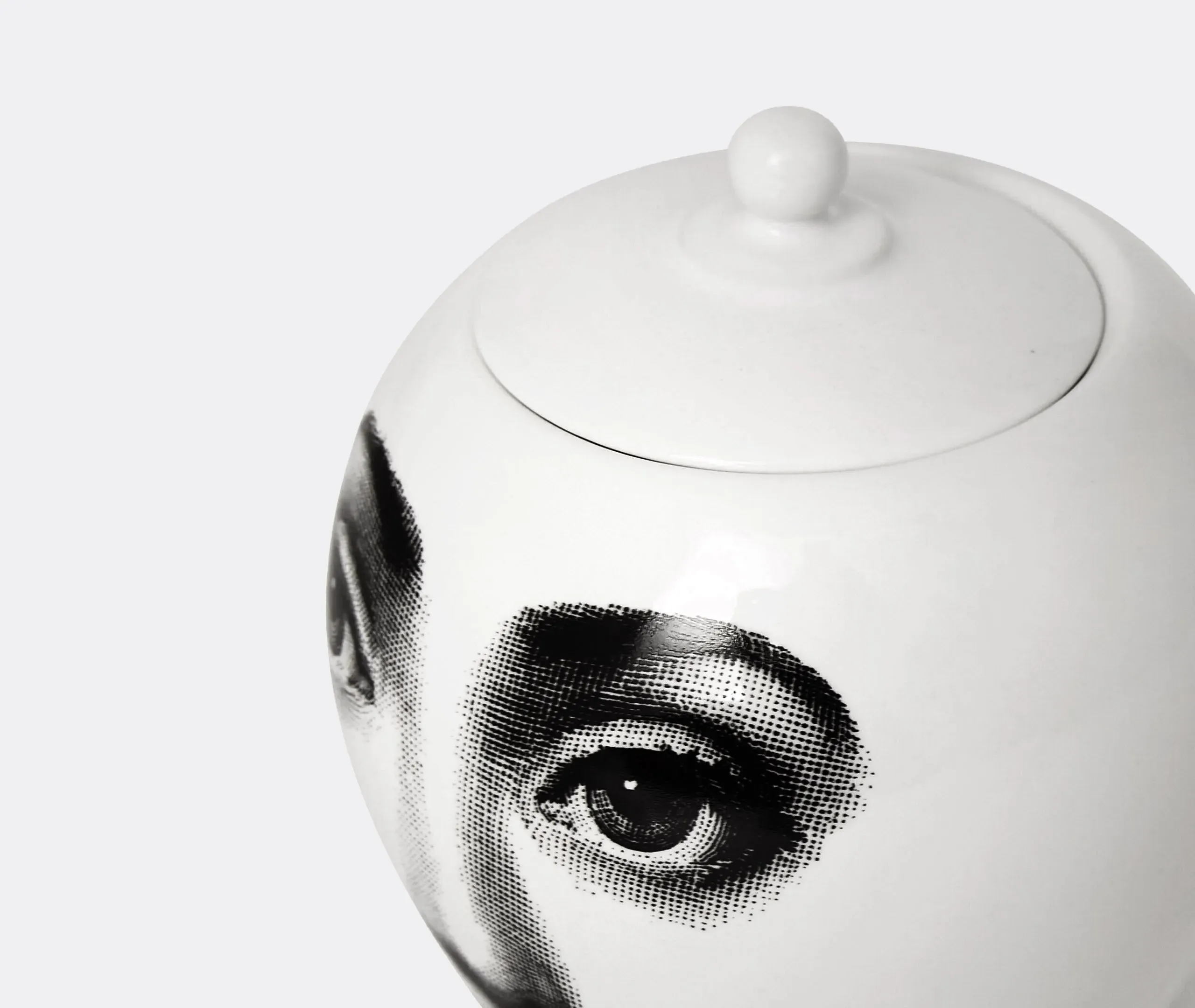 Antipatico Vase - Black And White, Porcelain