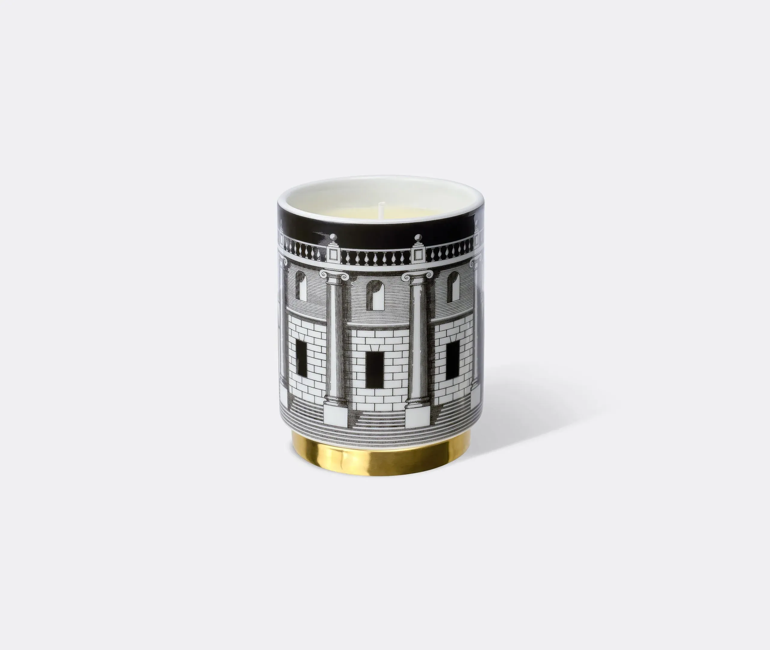 Casa Con Colonne Scented Candle - Gold/Black/White