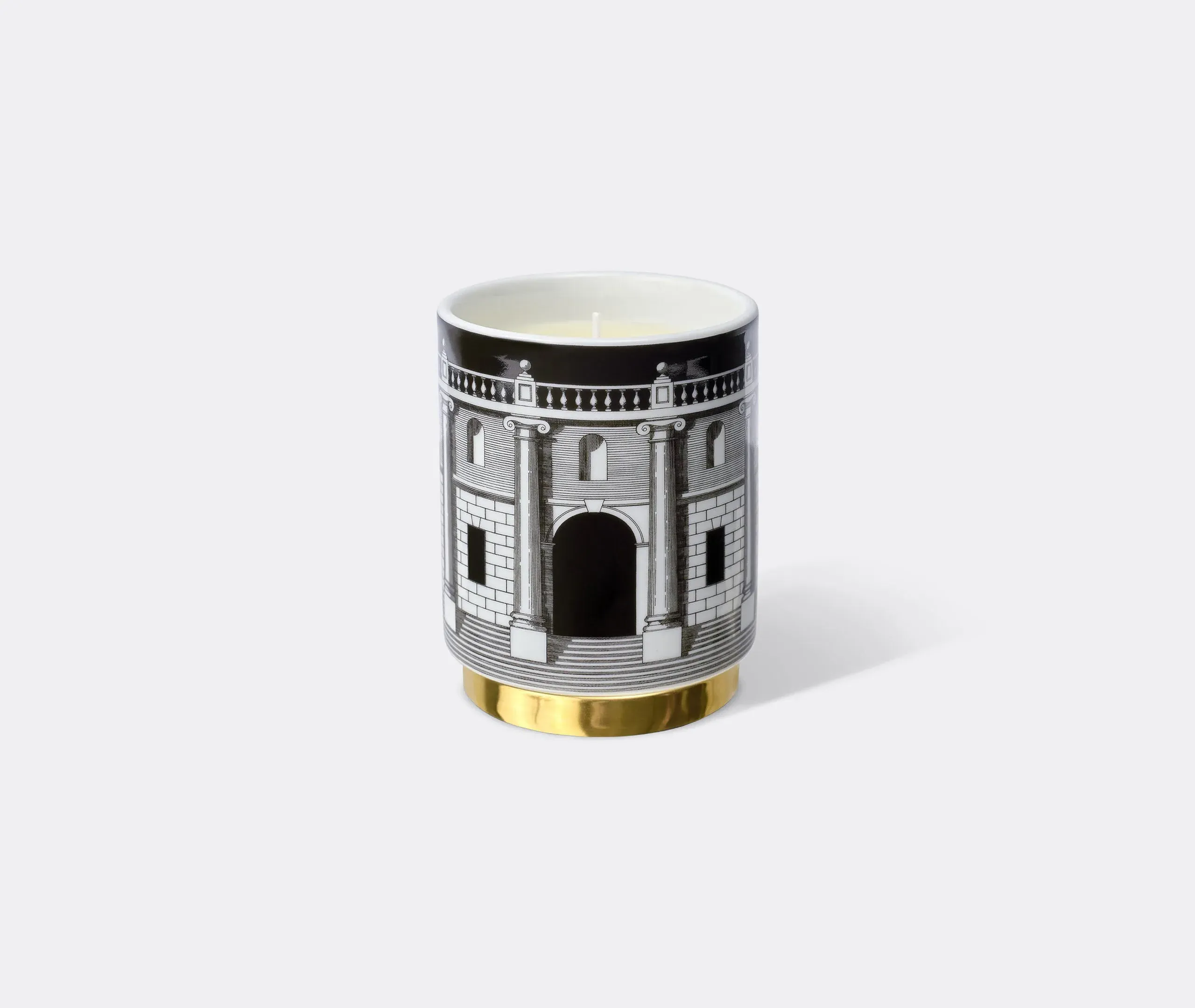 Casa Con Colonne Scented Candle - Gold/Black/White