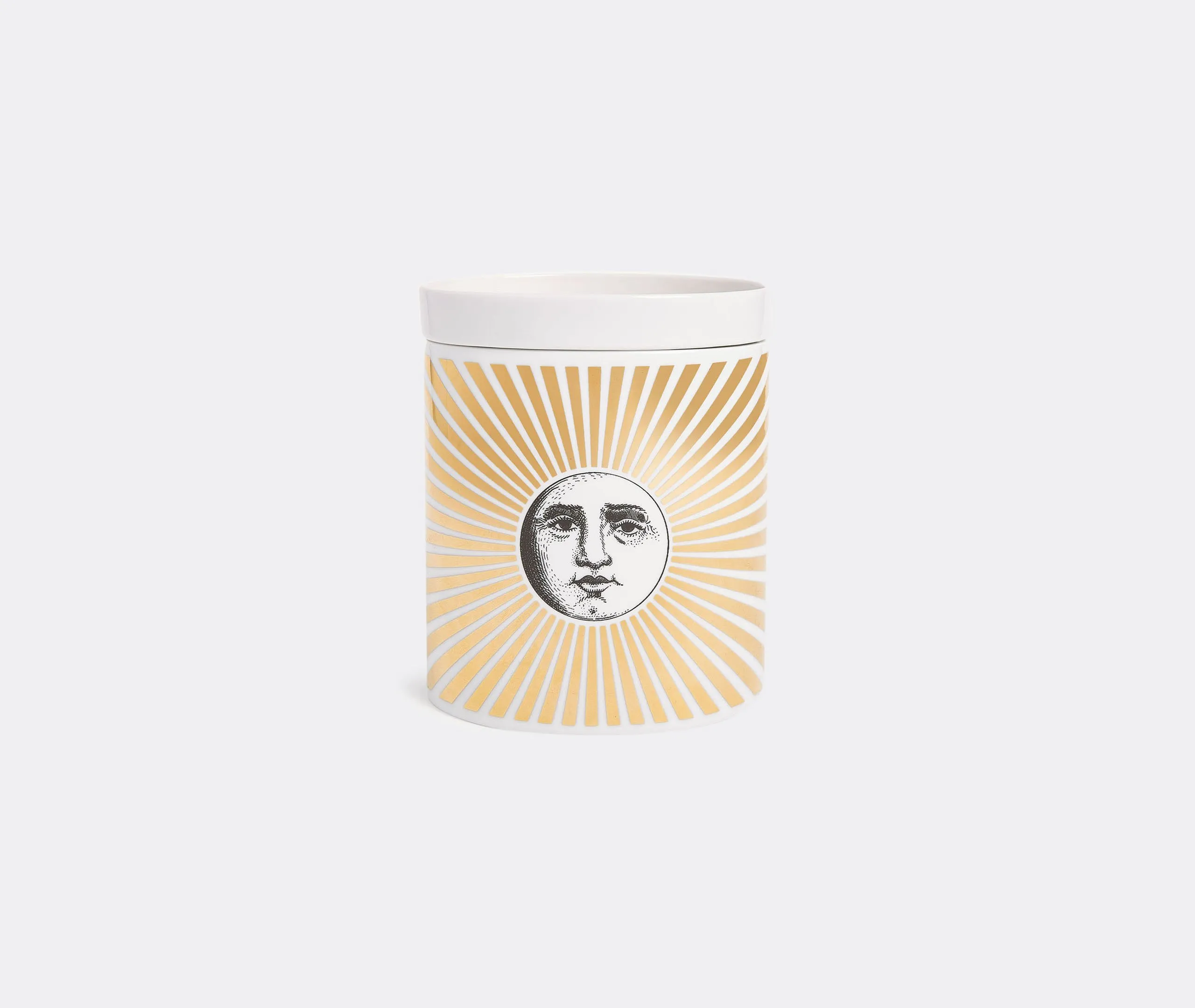 Large Scented Candle Soli Decor - Gold, Porcelain