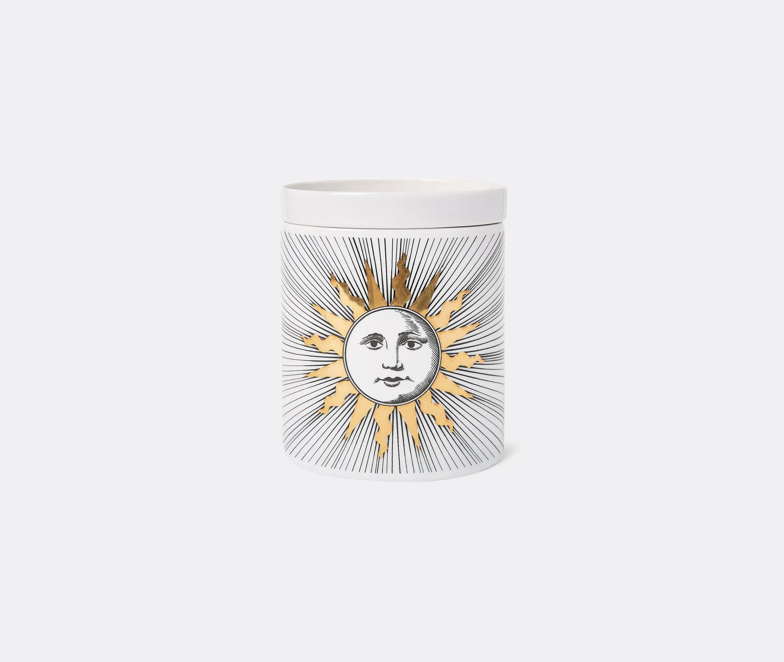 Large Scented Candle Soli Decor - Gold, Porcelain