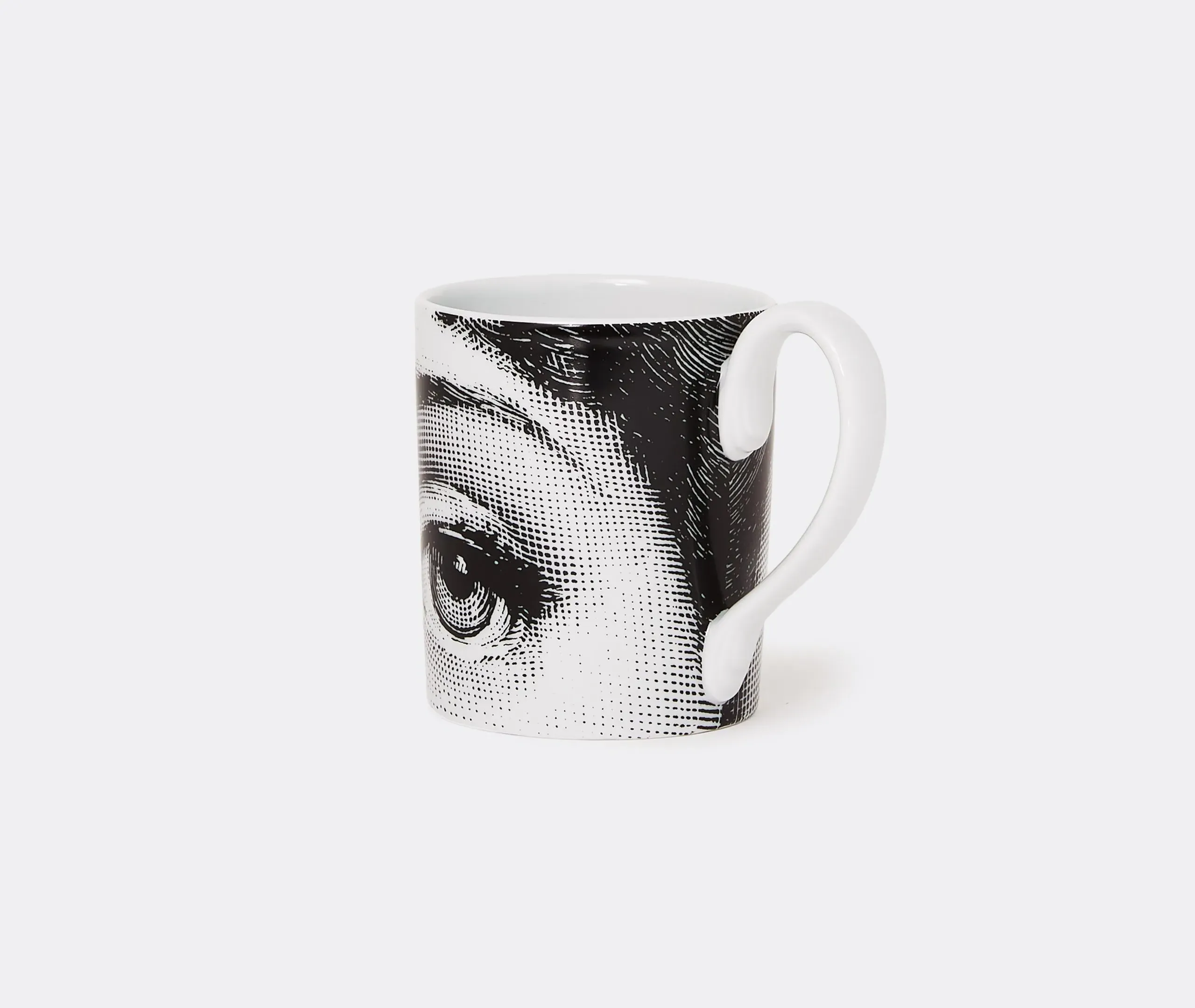 Occhi Mug - Black And White, Porcelain