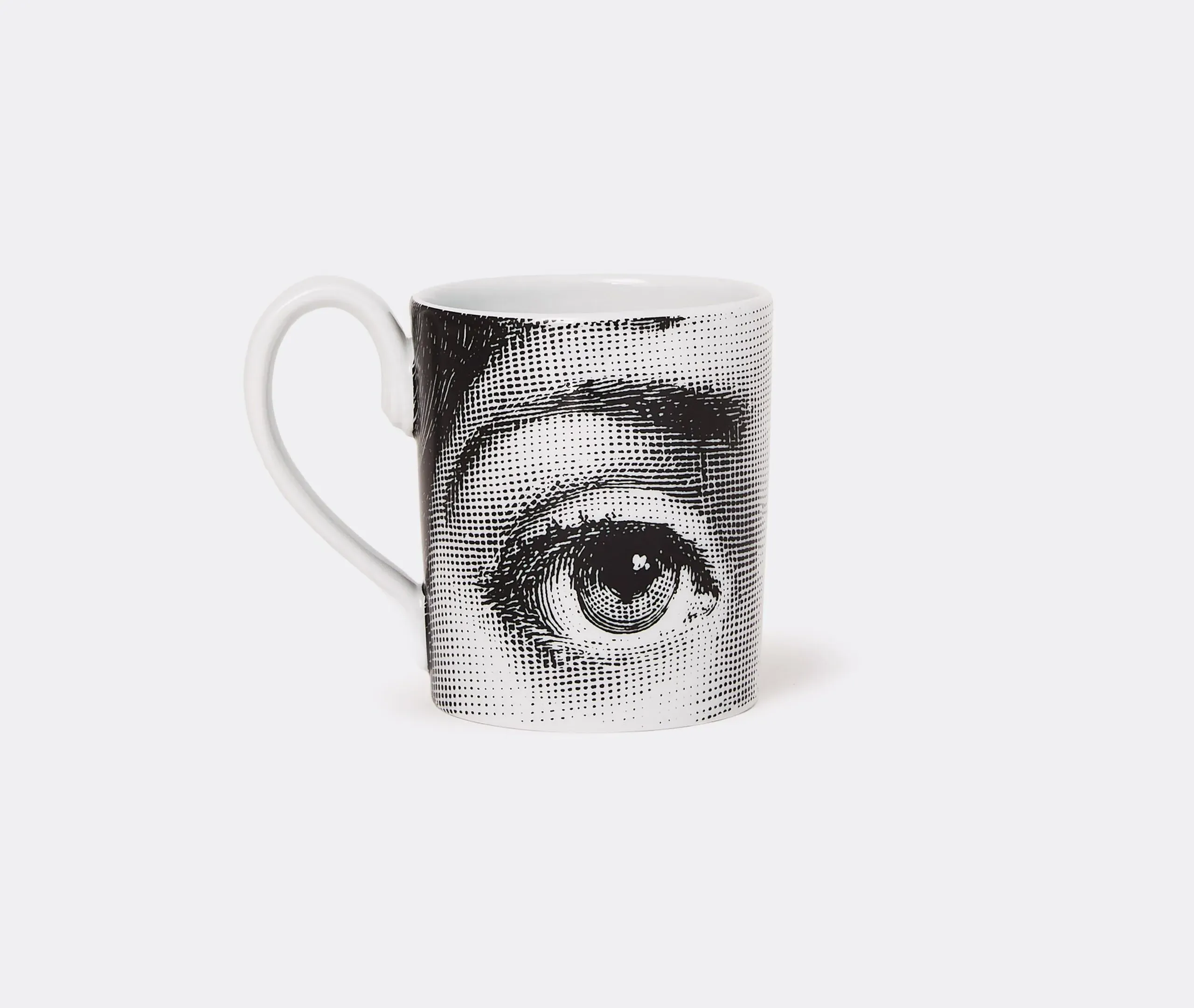 Occhi Mug - Black And White, Porcelain