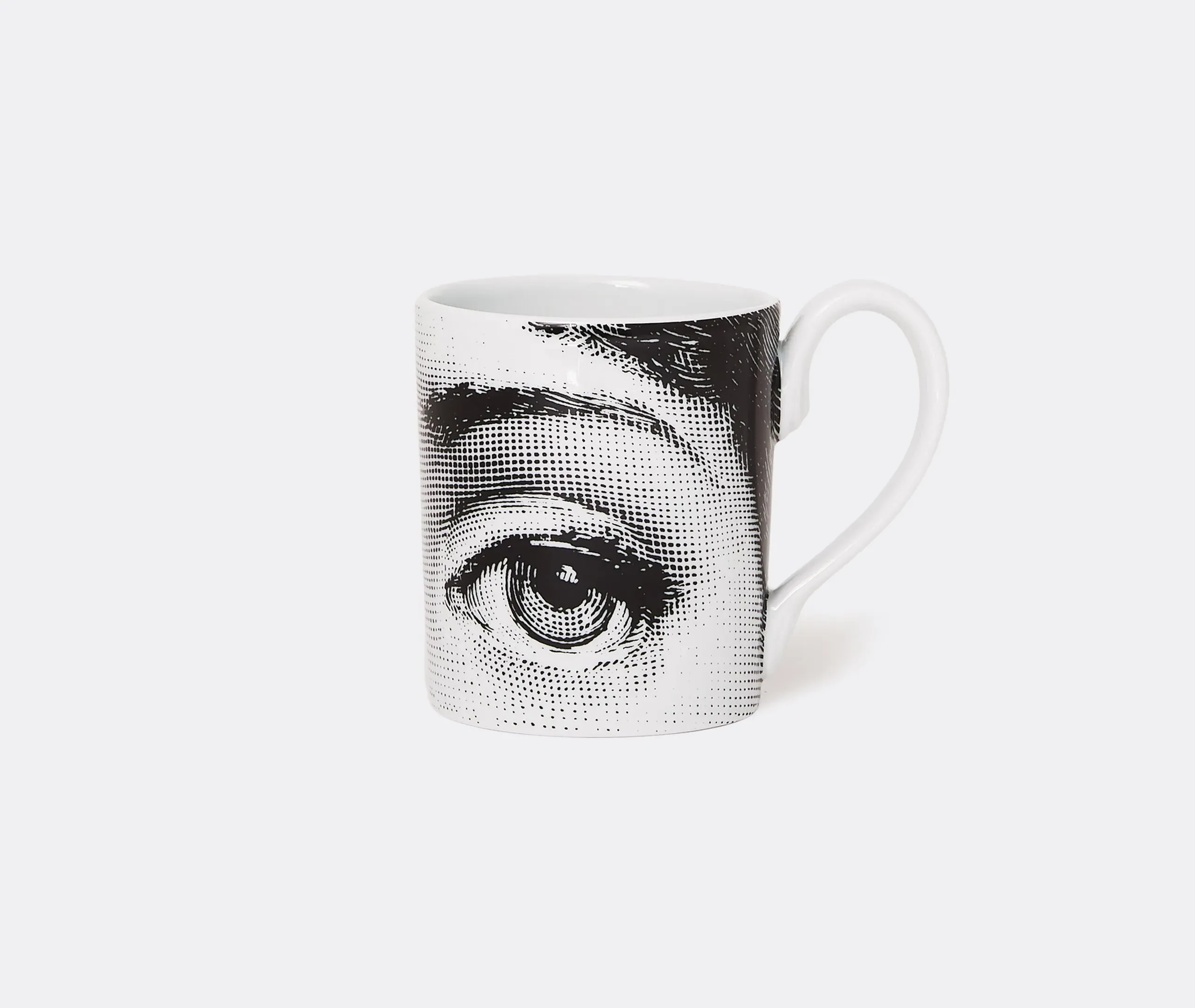 Occhi Mug - Black And White, Porcelain