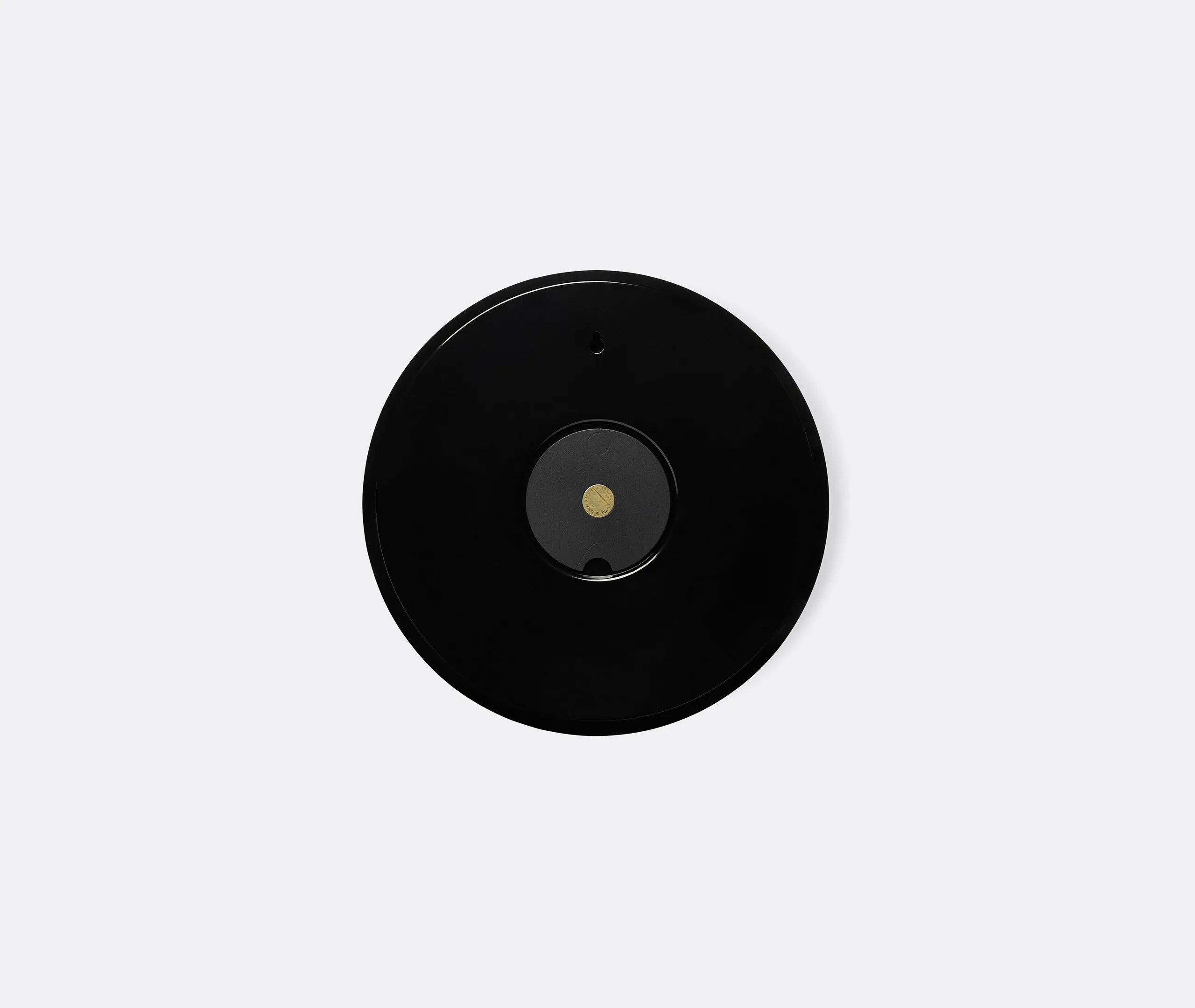 Round Wall Clock with Sun Design - Black/White