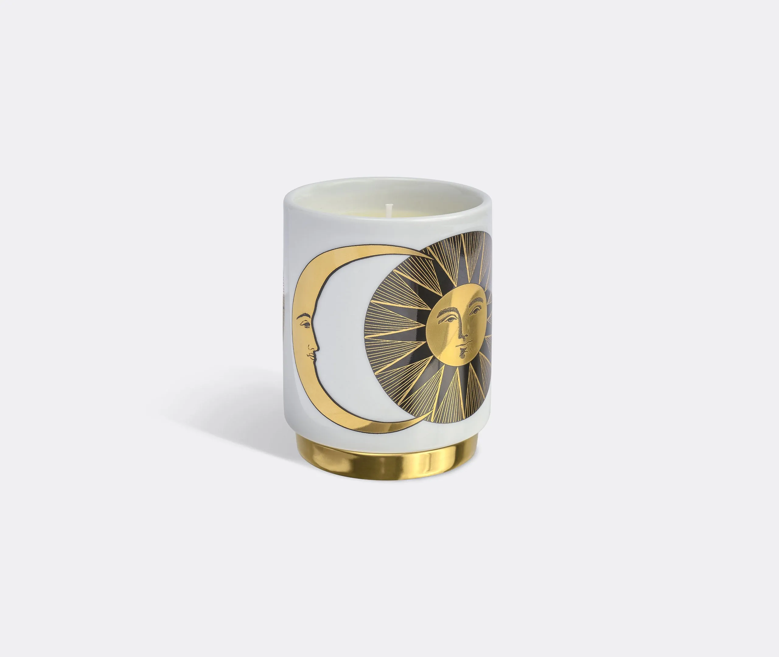 Scented Candle with Gold Finish - Multi, Ceramic