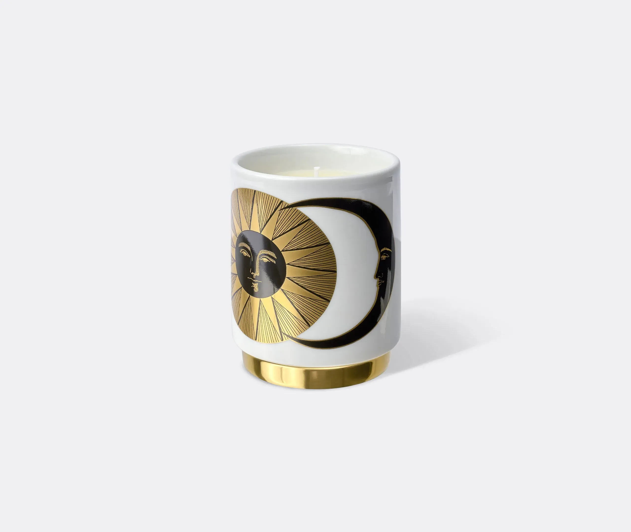 Scented Candle with Gold Finish - Multi, Ceramic image