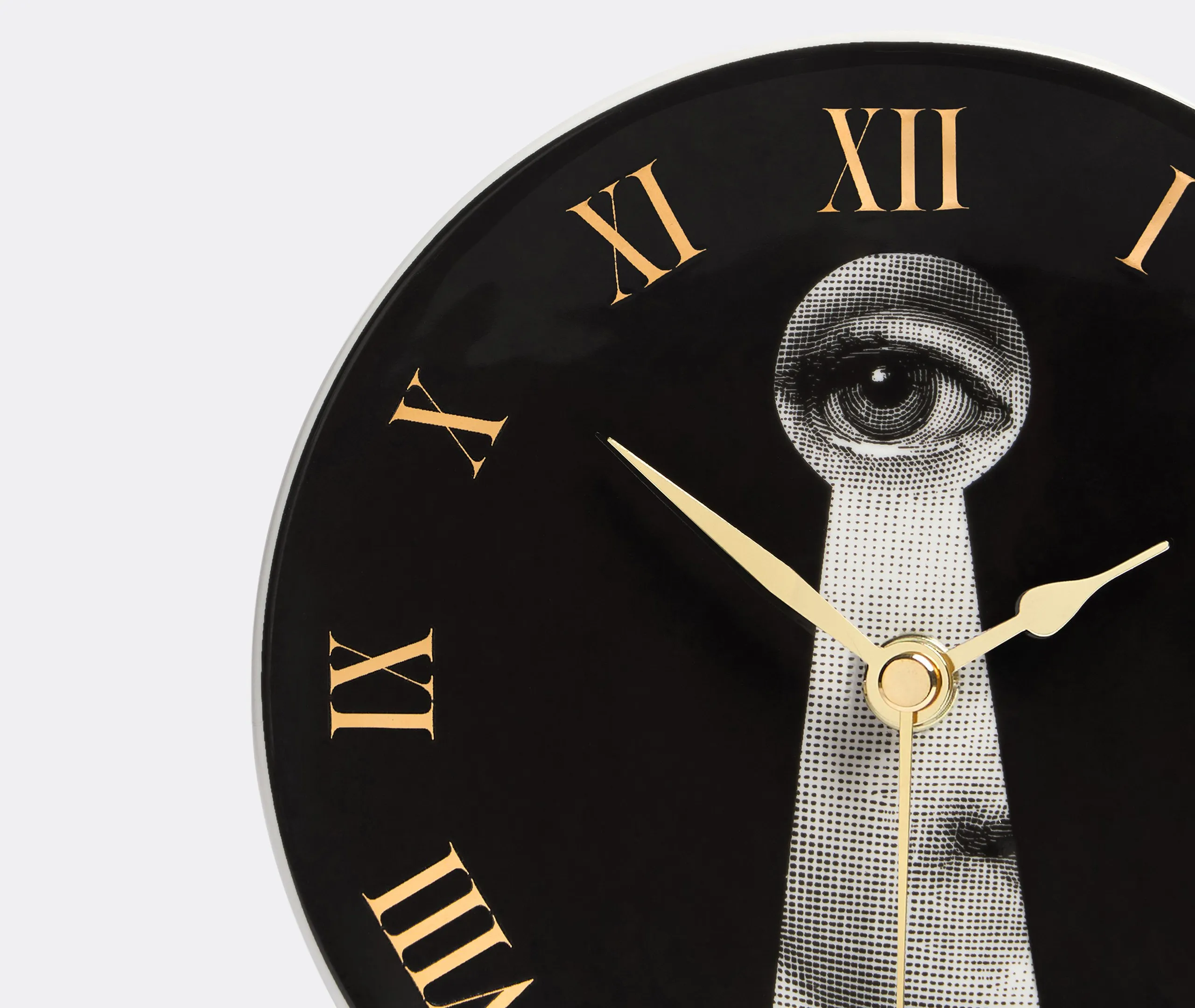 Serratura Desk Clock - Gold/Black/White