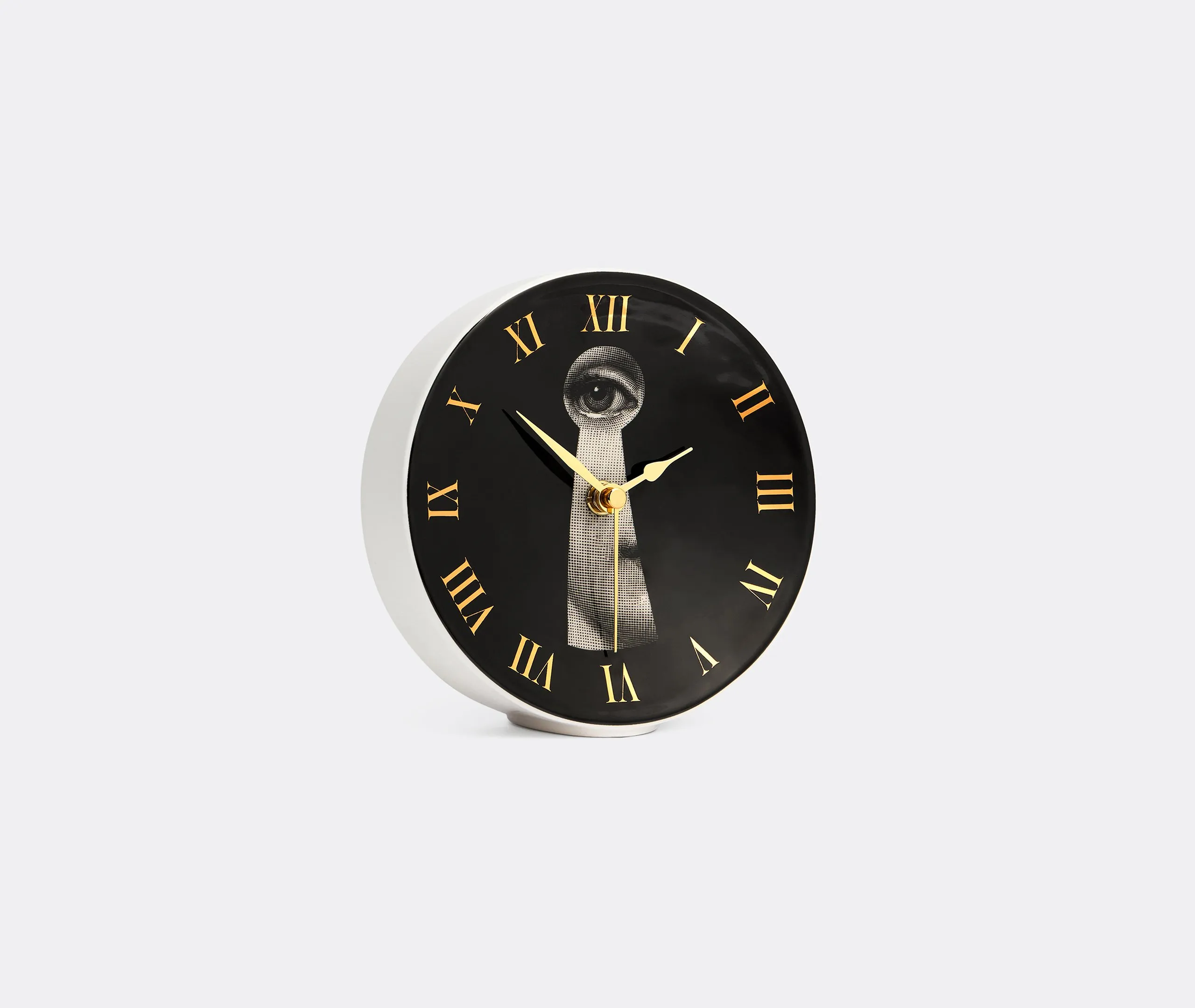 Serratura Desk Clock - Gold/Black/White