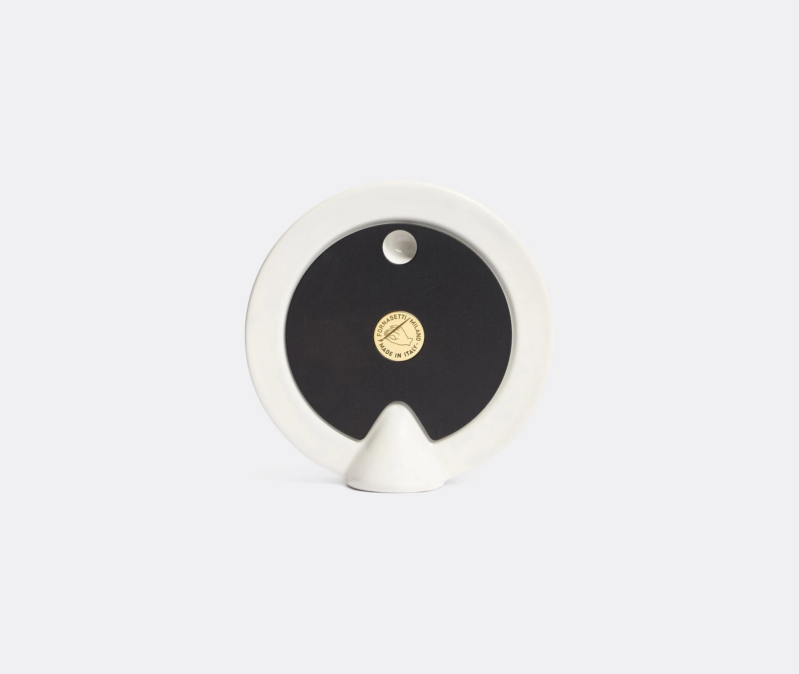 Silenzio Desk Clock - Black/White