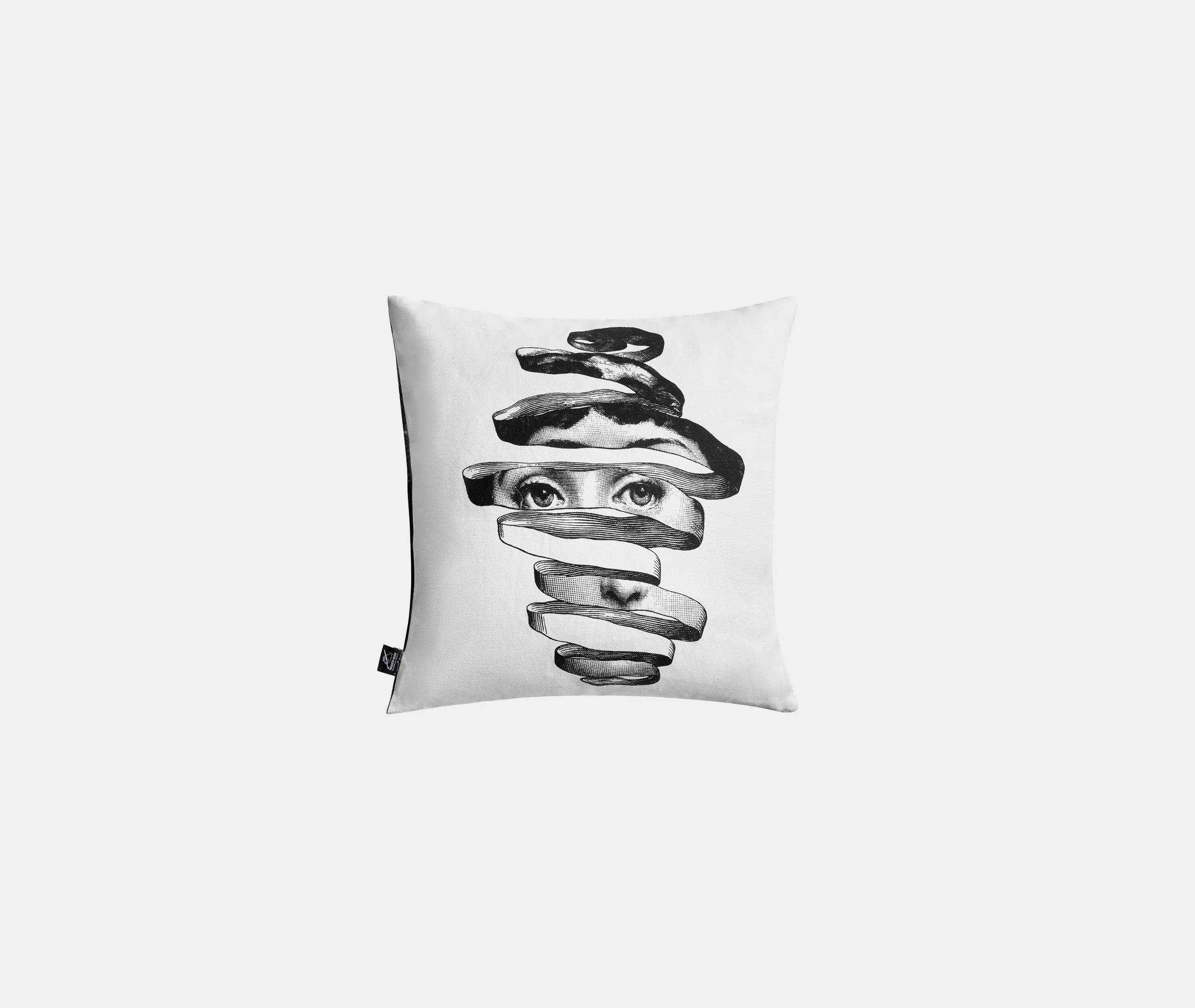 Tema E Variazioni N.18, N. 297 Cushion - Black And White