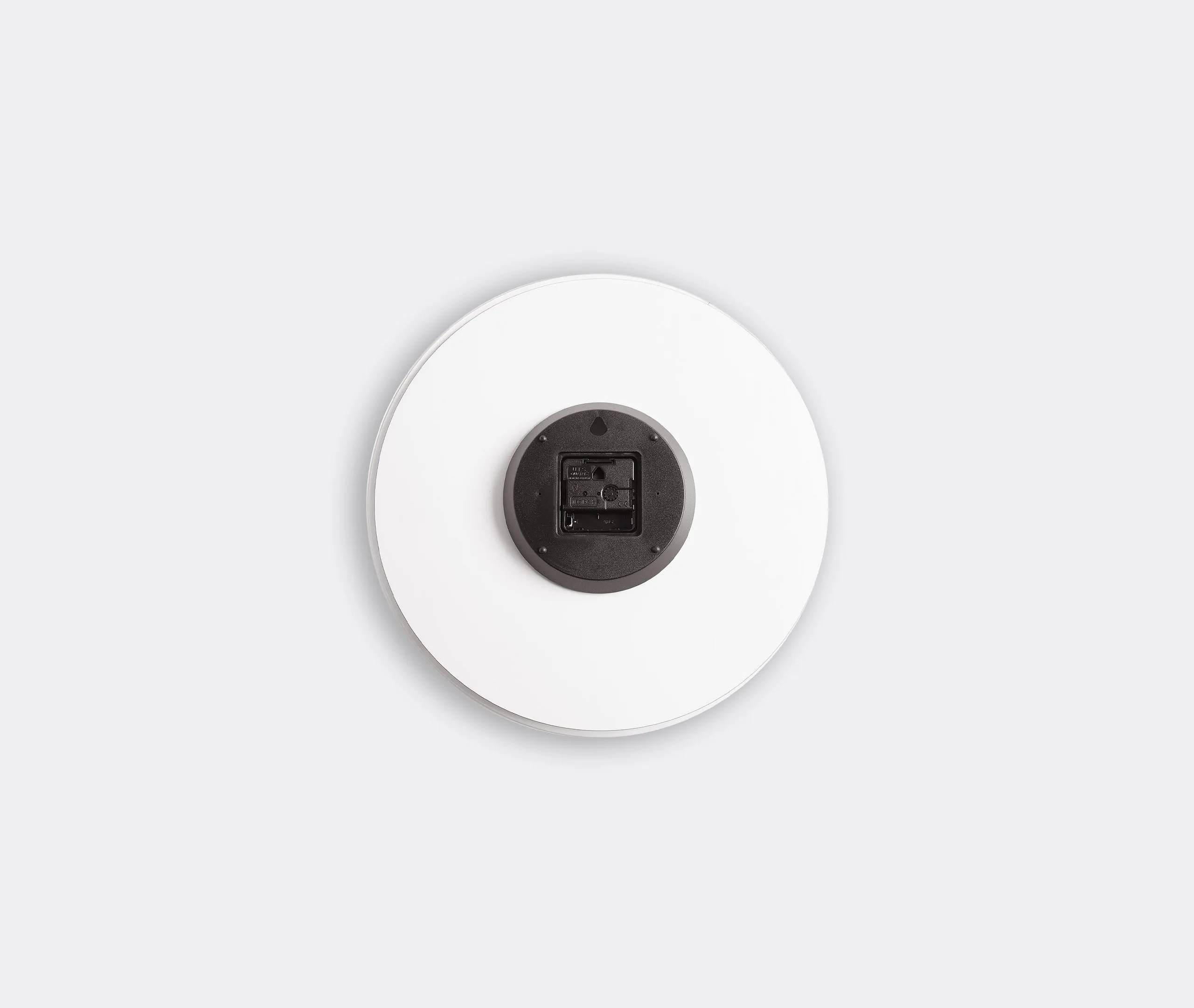 Wall Clock with Face Design - Black, Glass
