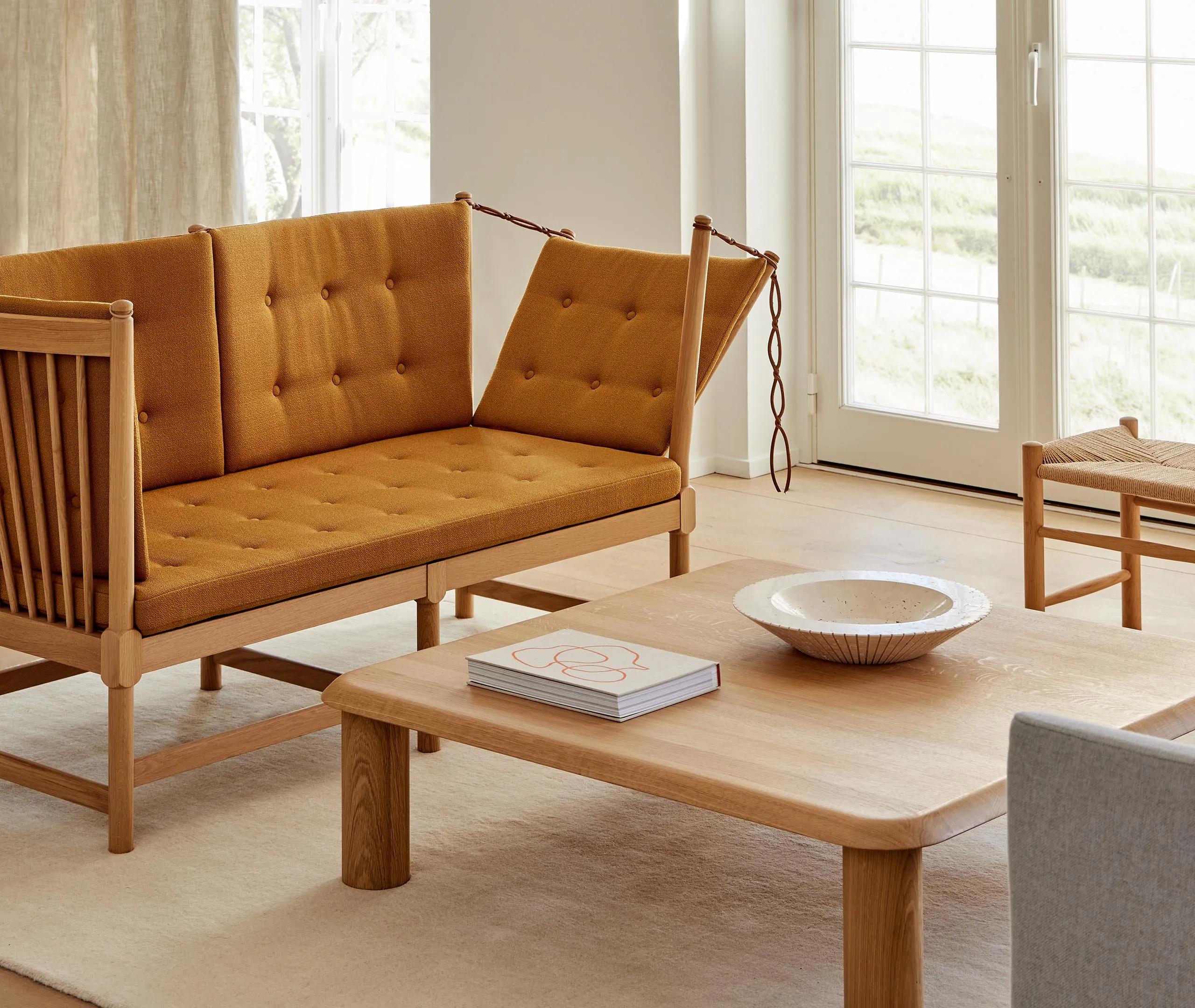 Locus Bowl Decorative Object - Beige, Travertine