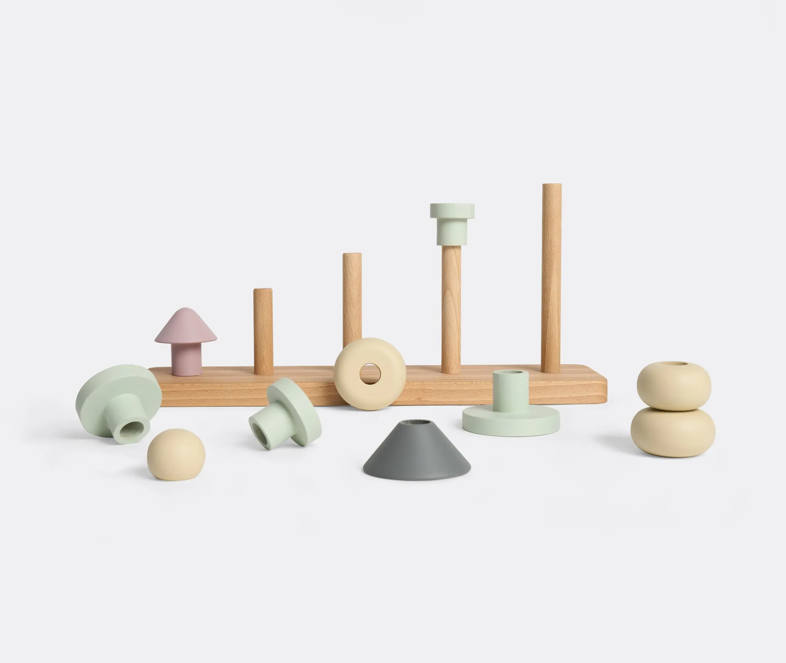 Gabriela Kawińska Forest Modular Figure - Multicolor, Beech Wood