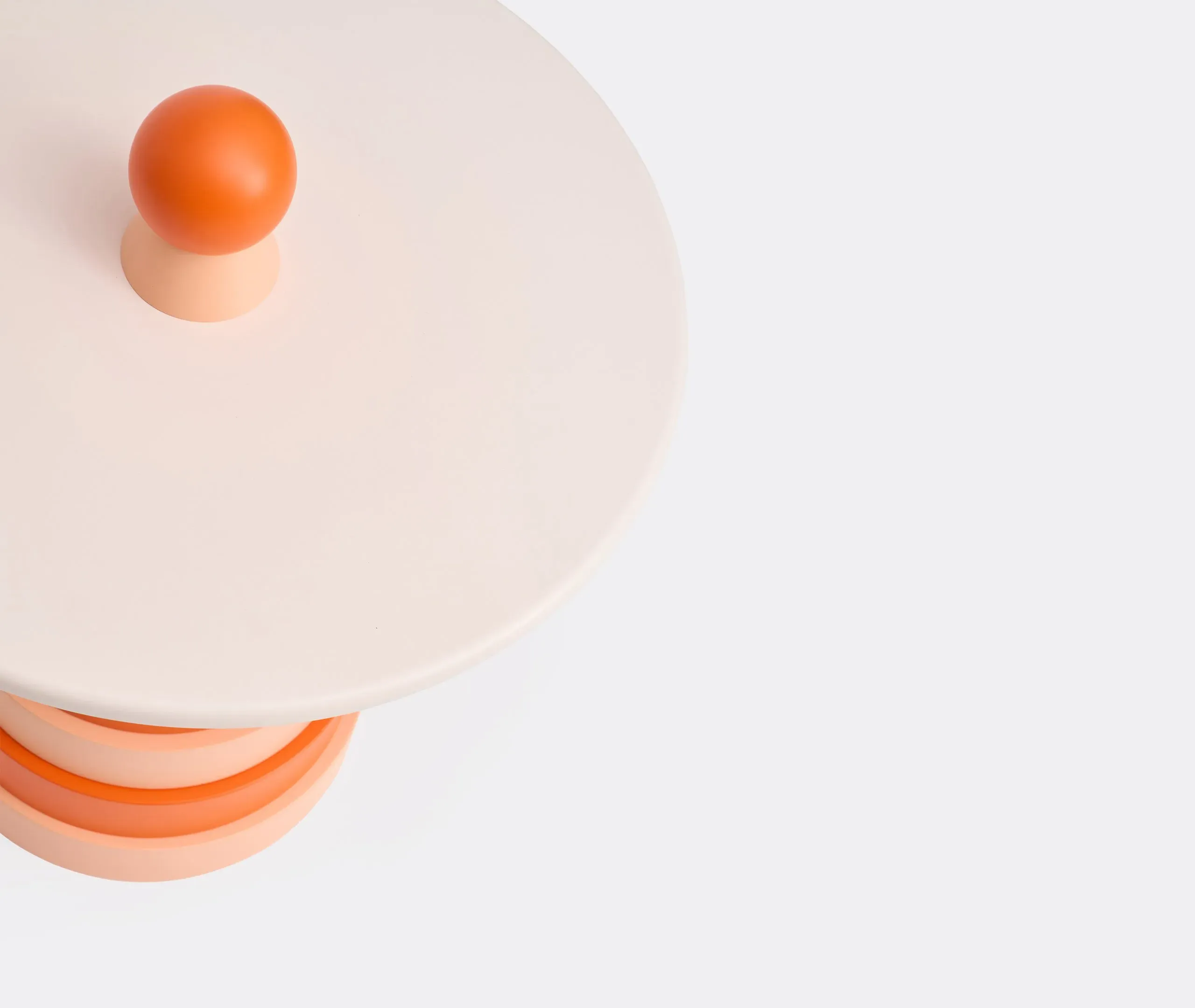 Modular Coffee Table with Storage - Orange, Wood