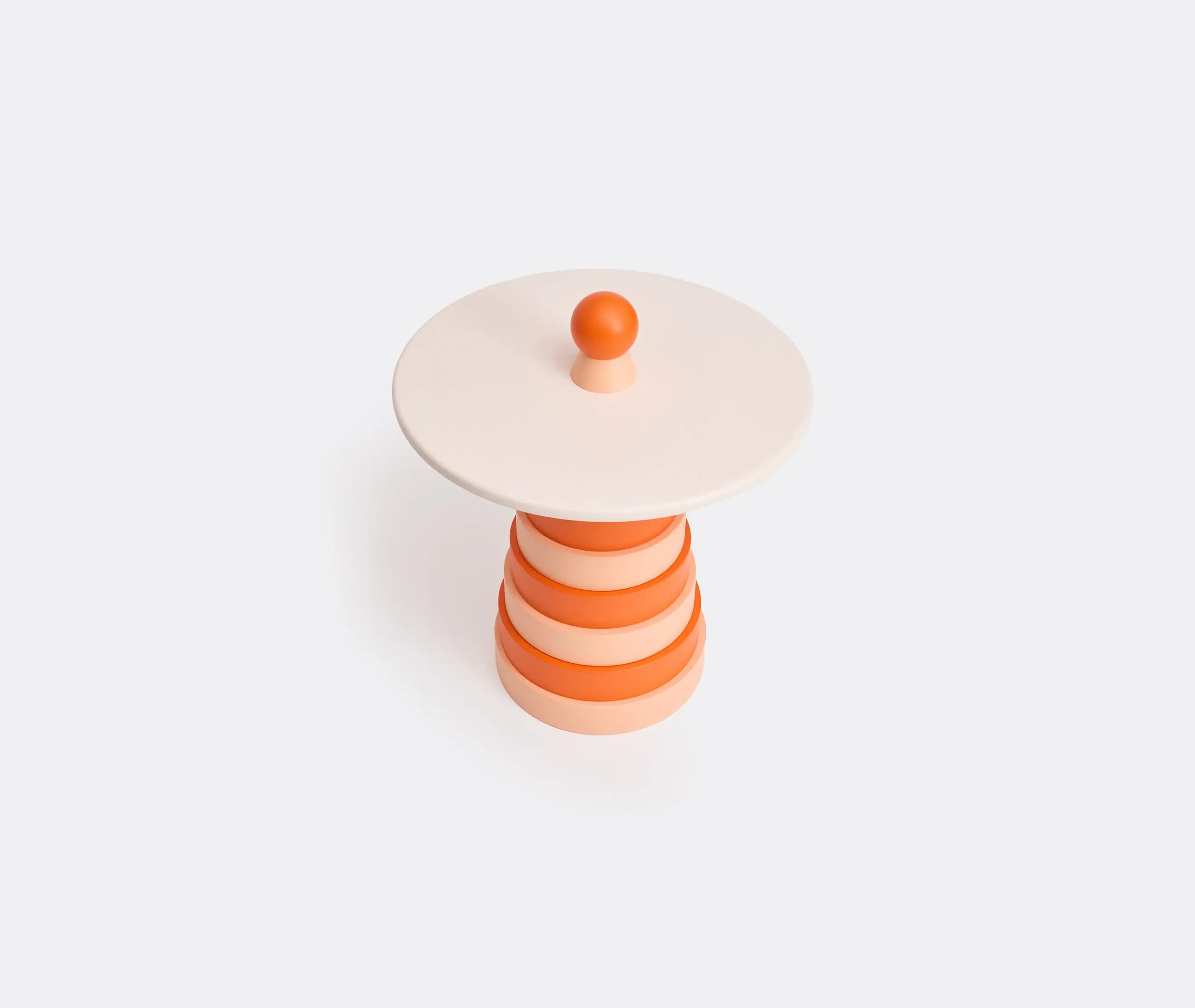 Modular Coffee Table with Storage - Orange, Wood
