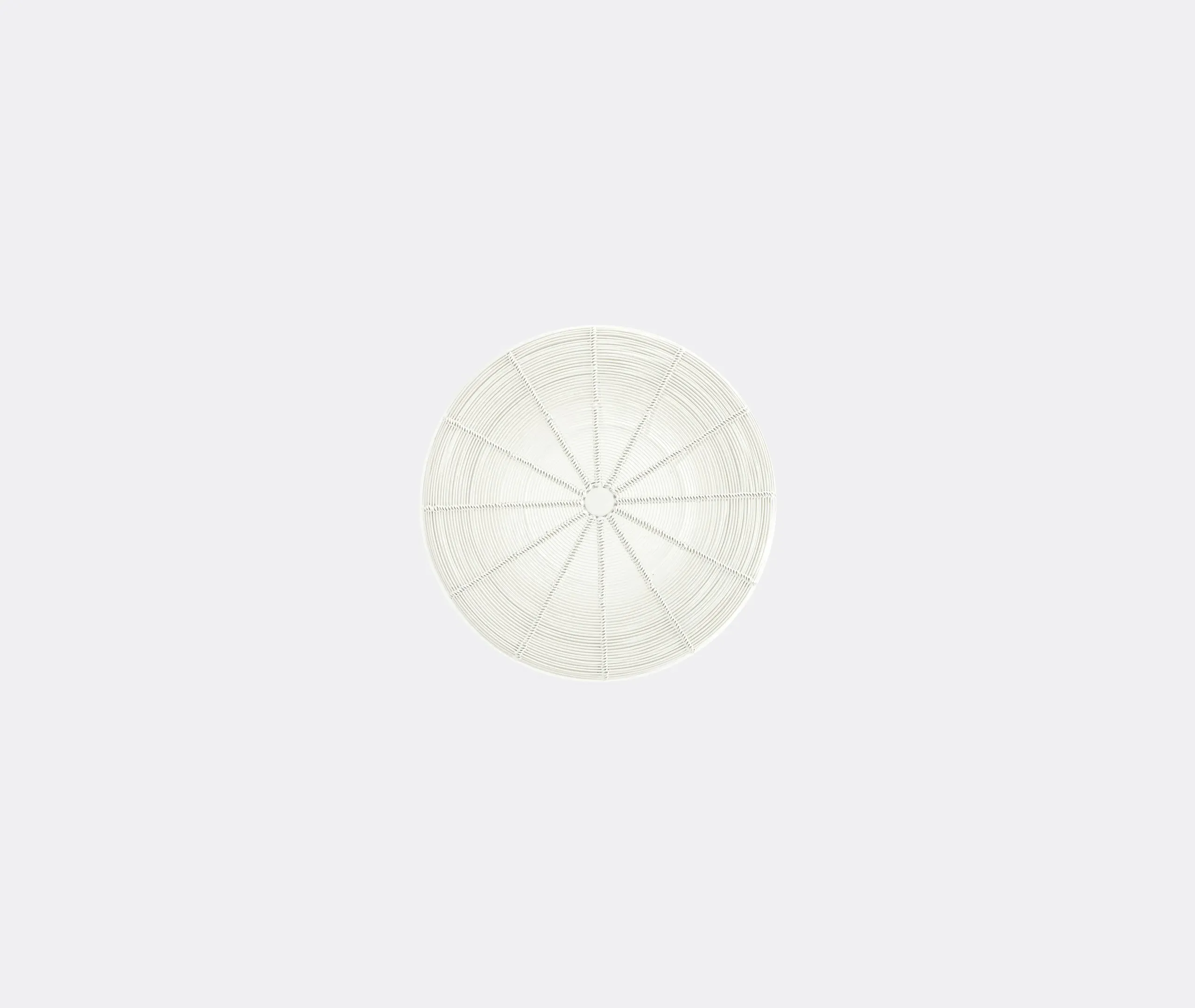 High Stool - White, Steel Wire