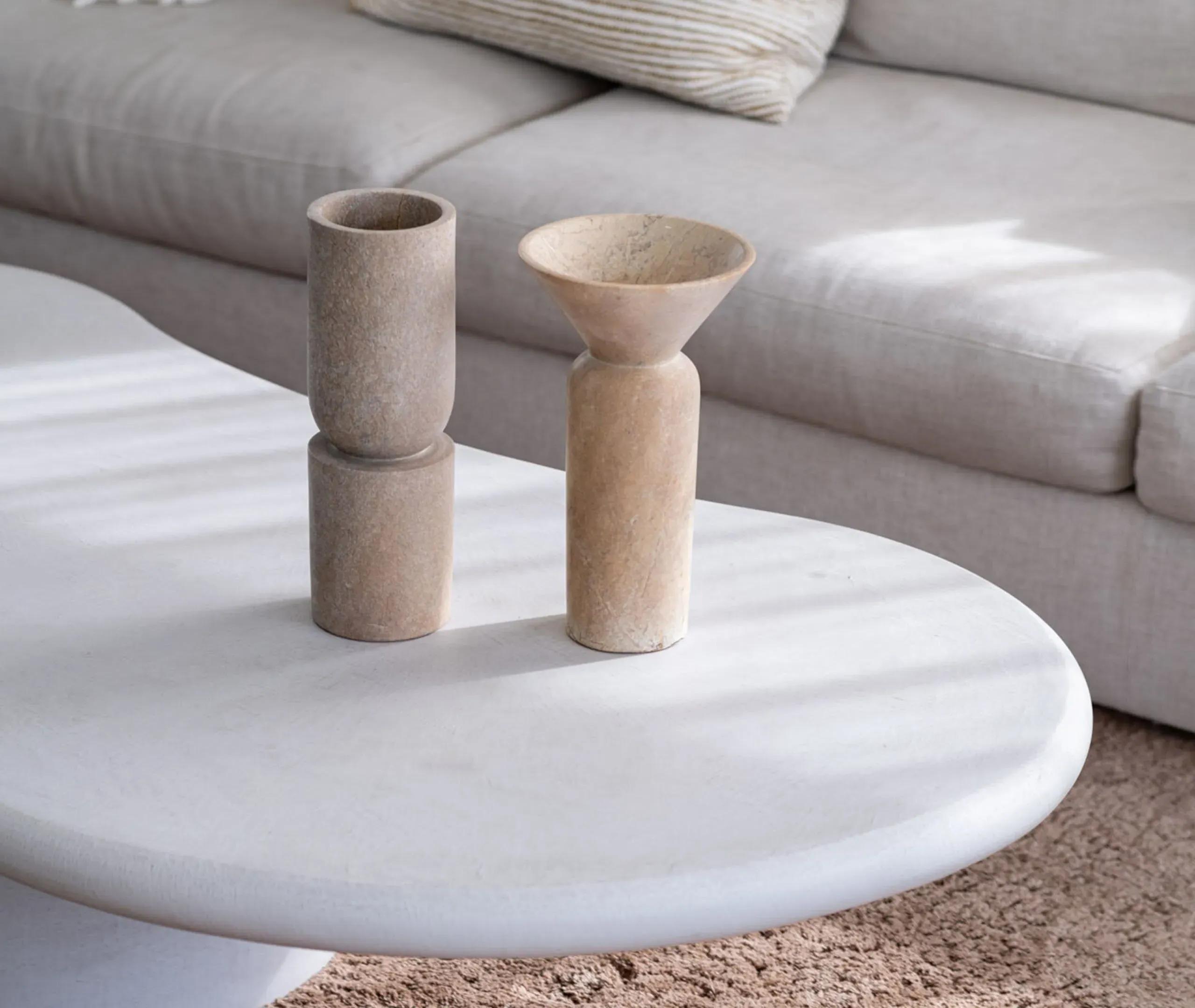 Geometric Decorative Vase - Multicolor, Soapstone