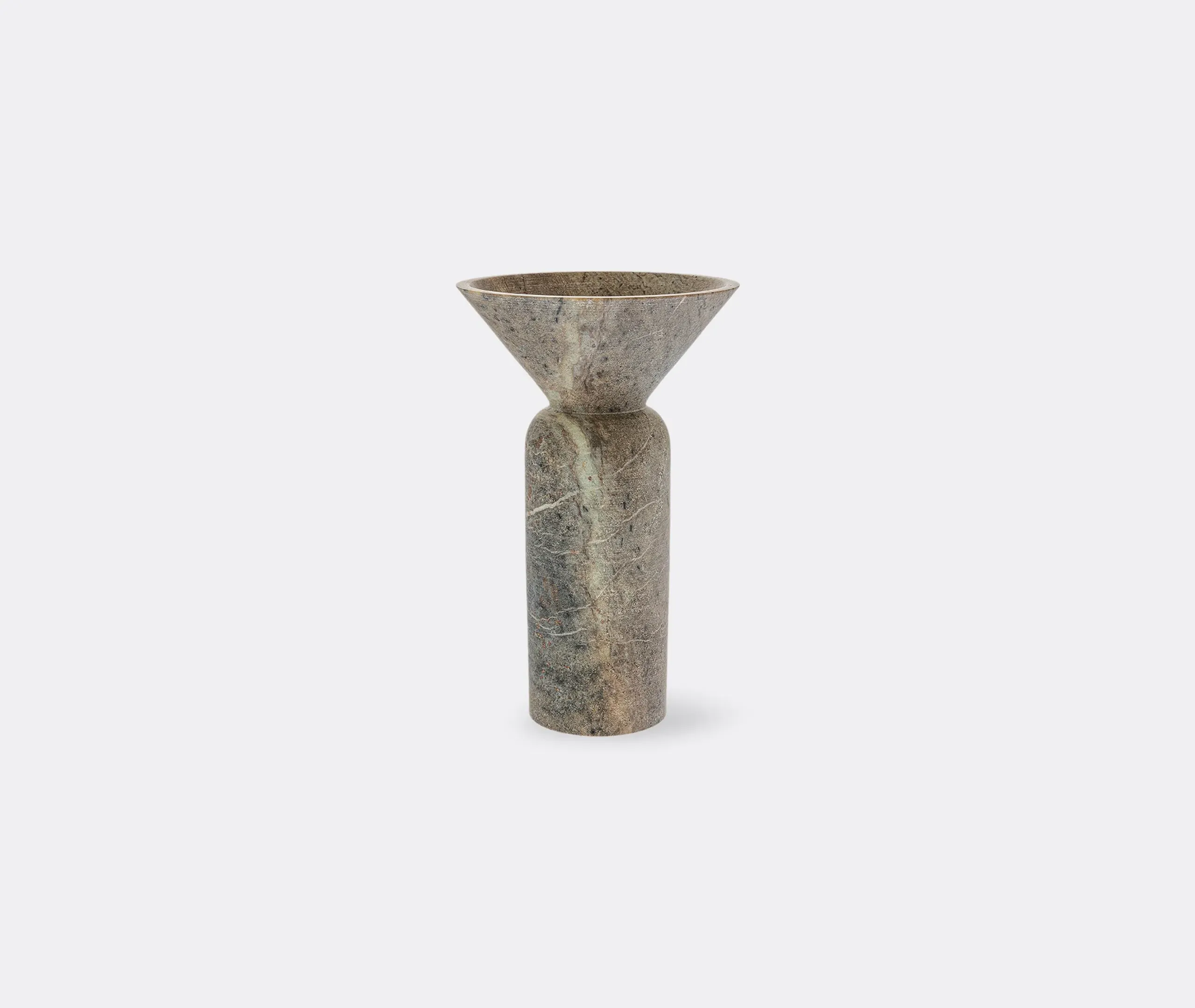 Geometric Decorative Vase - Multicolor, Soapstone image