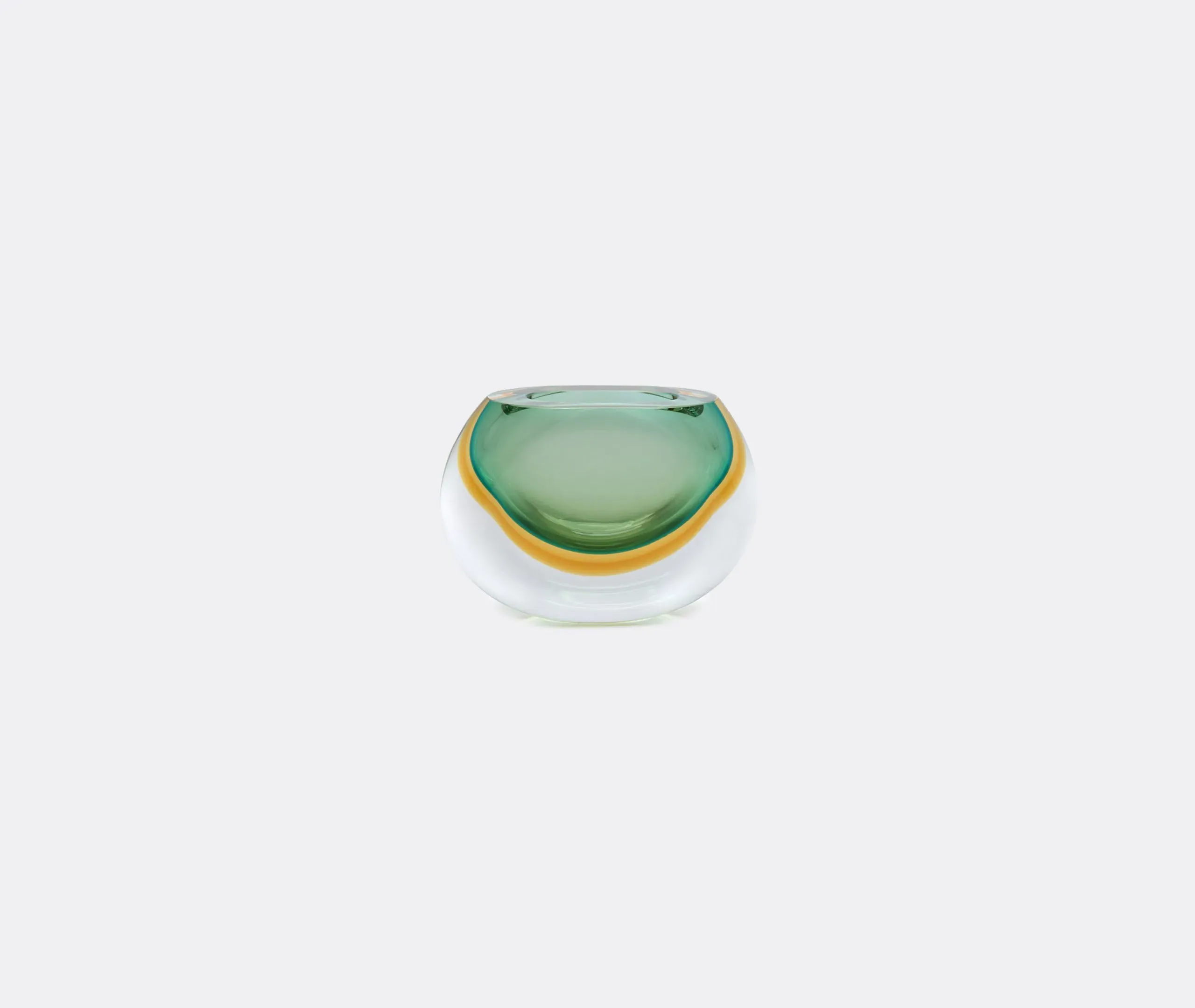 Mini Round Vase - Green, Glass image