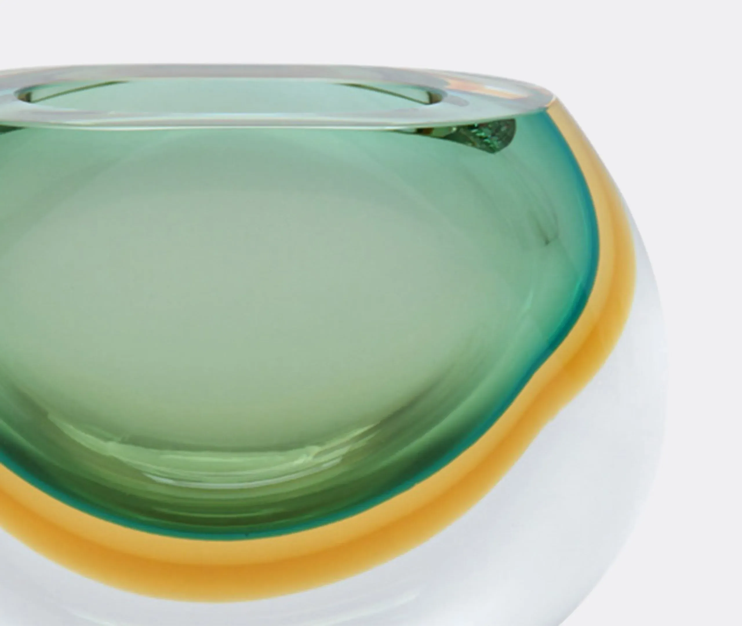 Seguso Mini Vase 92 - Green, Glass