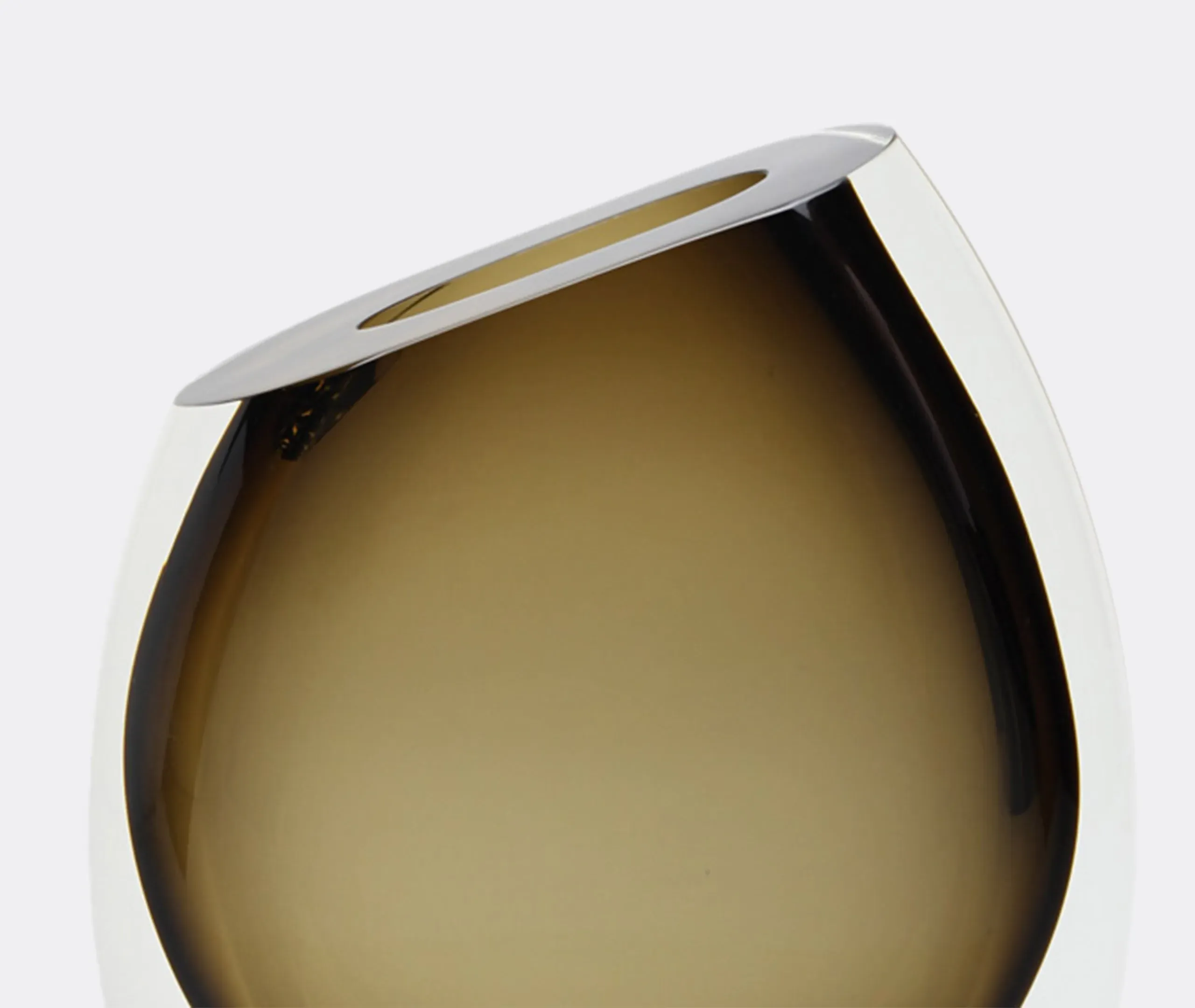 Seguso Vase 96 Vase - Fumé, Glass